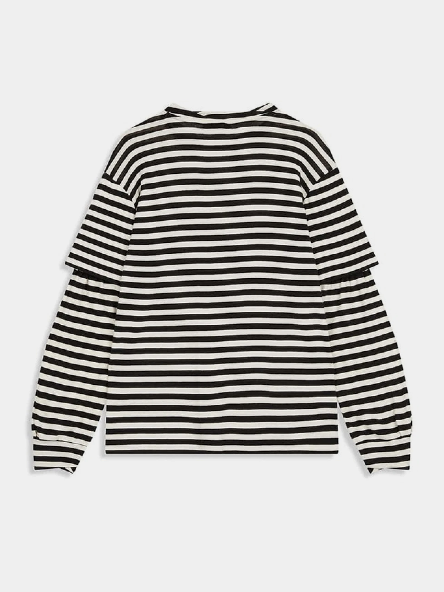 Женский лонгслив OPEN YY Layered Stripe Black
