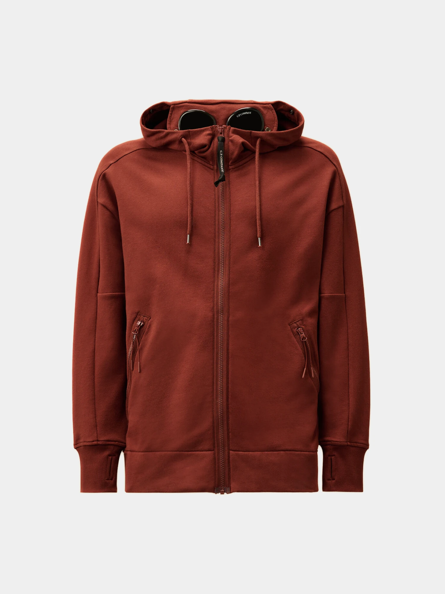 Зип-худи C.P. Company Diagonal Raised Fleece Goggle Sable