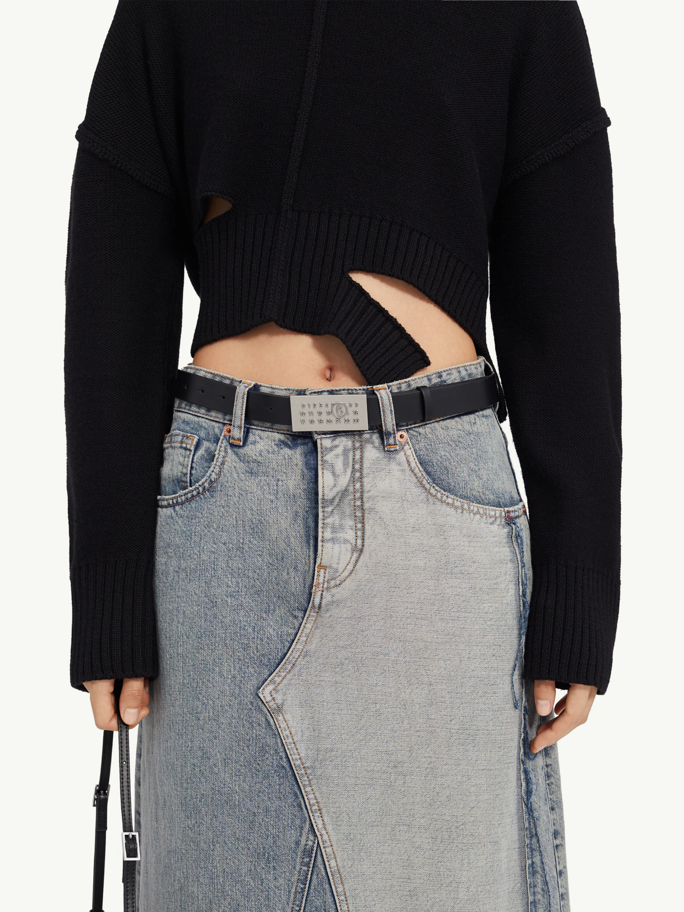 Ремень MM6 Maison Margiela Numeric Belt Black