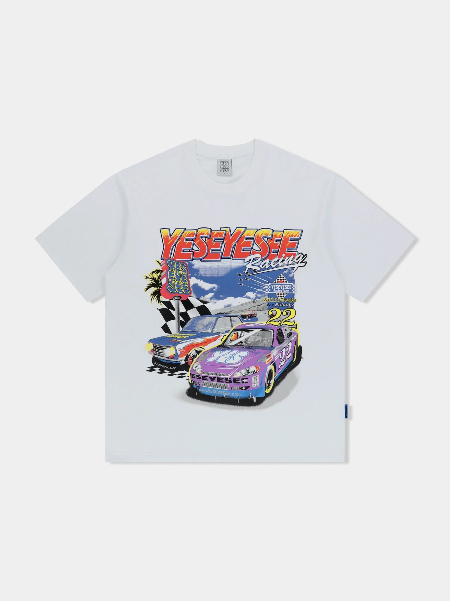 Футболка YESEYESEE Racing Tee White