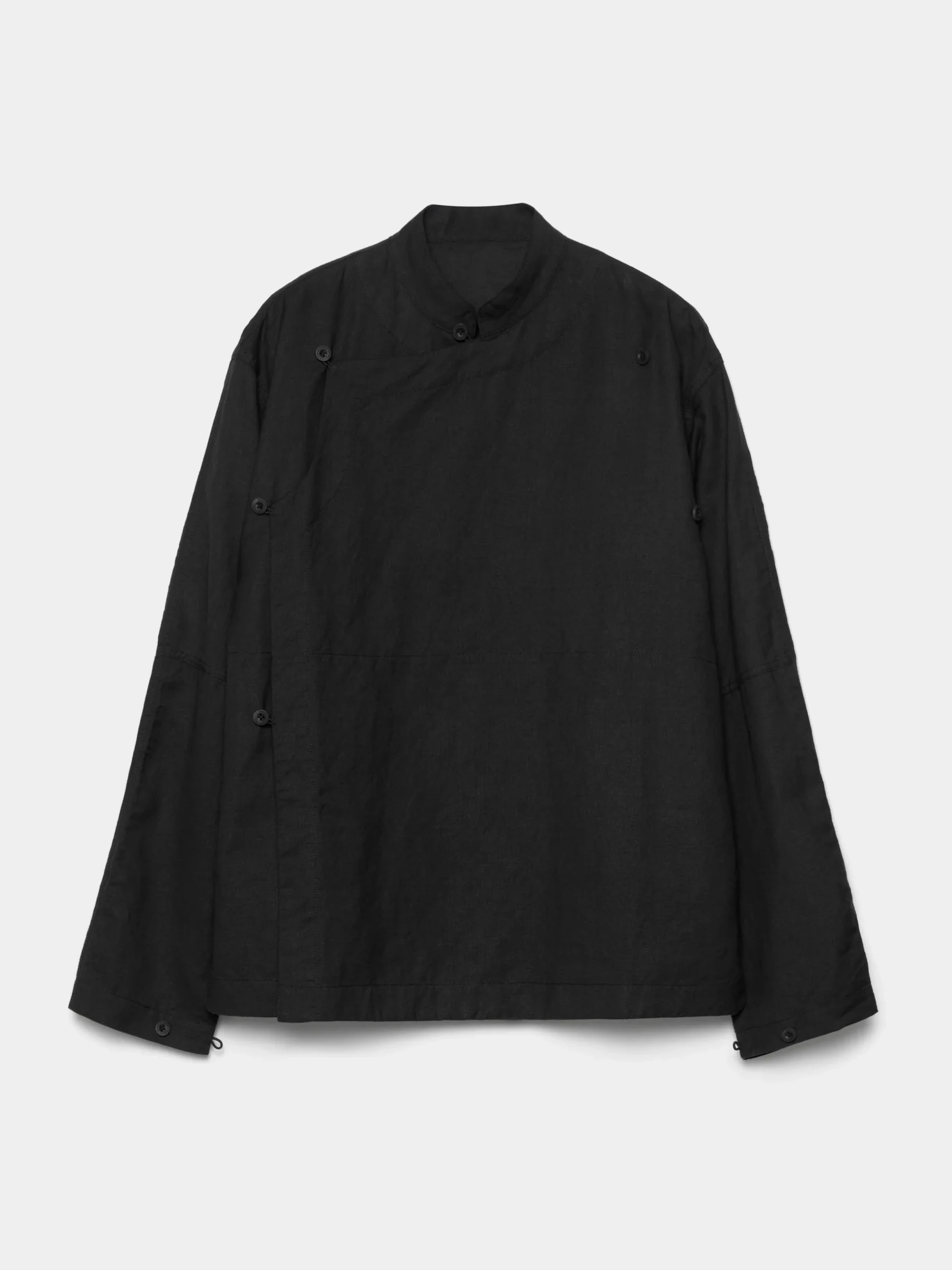 Рубашка MAHARISHI 5330 Asym Monk Shirt Black