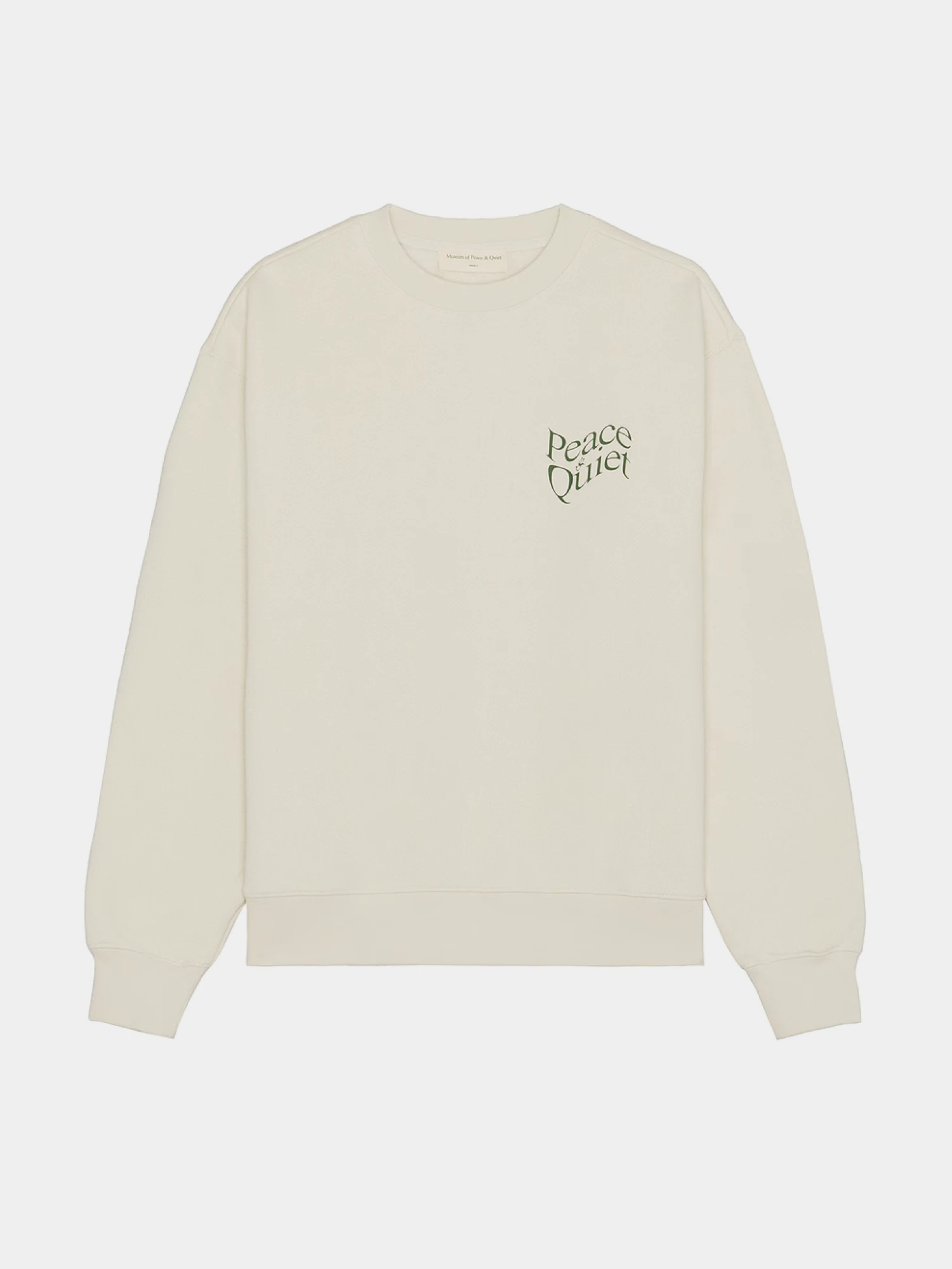Свитшот MUSEUM OF PEACE & QUIET WARPED CREWNECK Bone