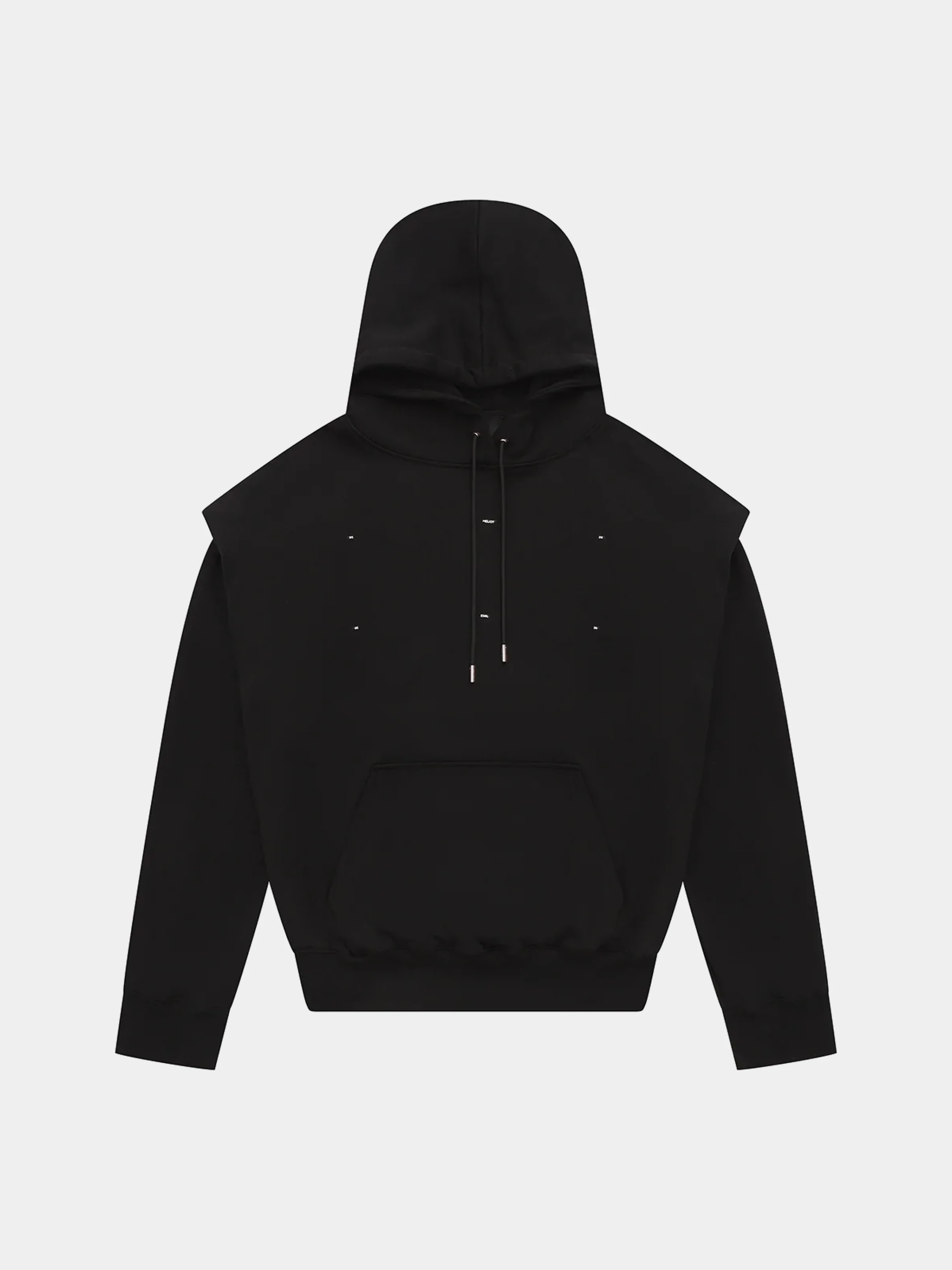 Худи HELIOT EMIL Outline Logo Hoodie Black