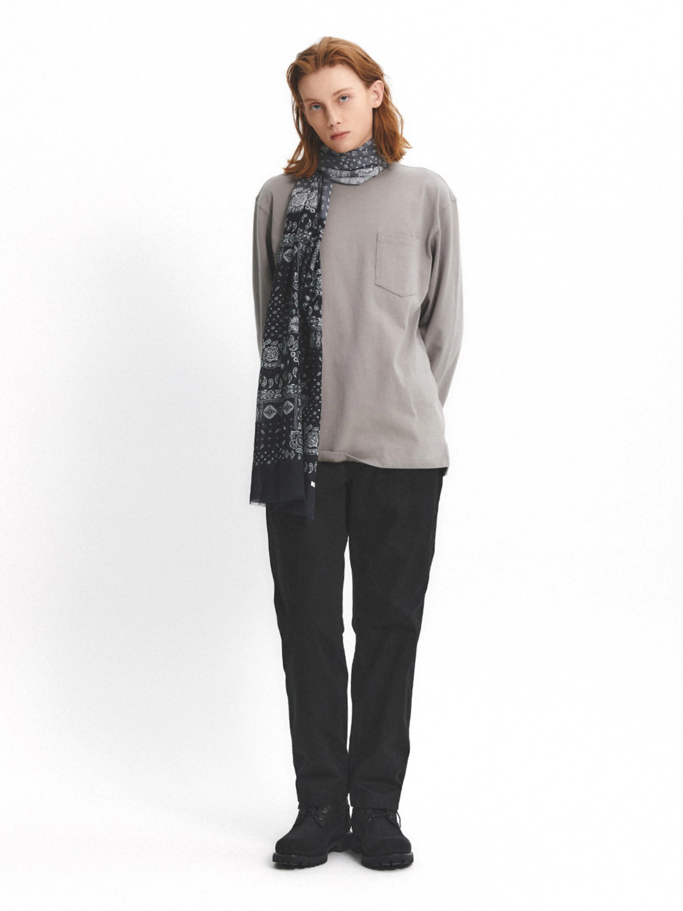 Лонгслив EASTLOGUE PERMANENT One Pocket L/S Sand Grey