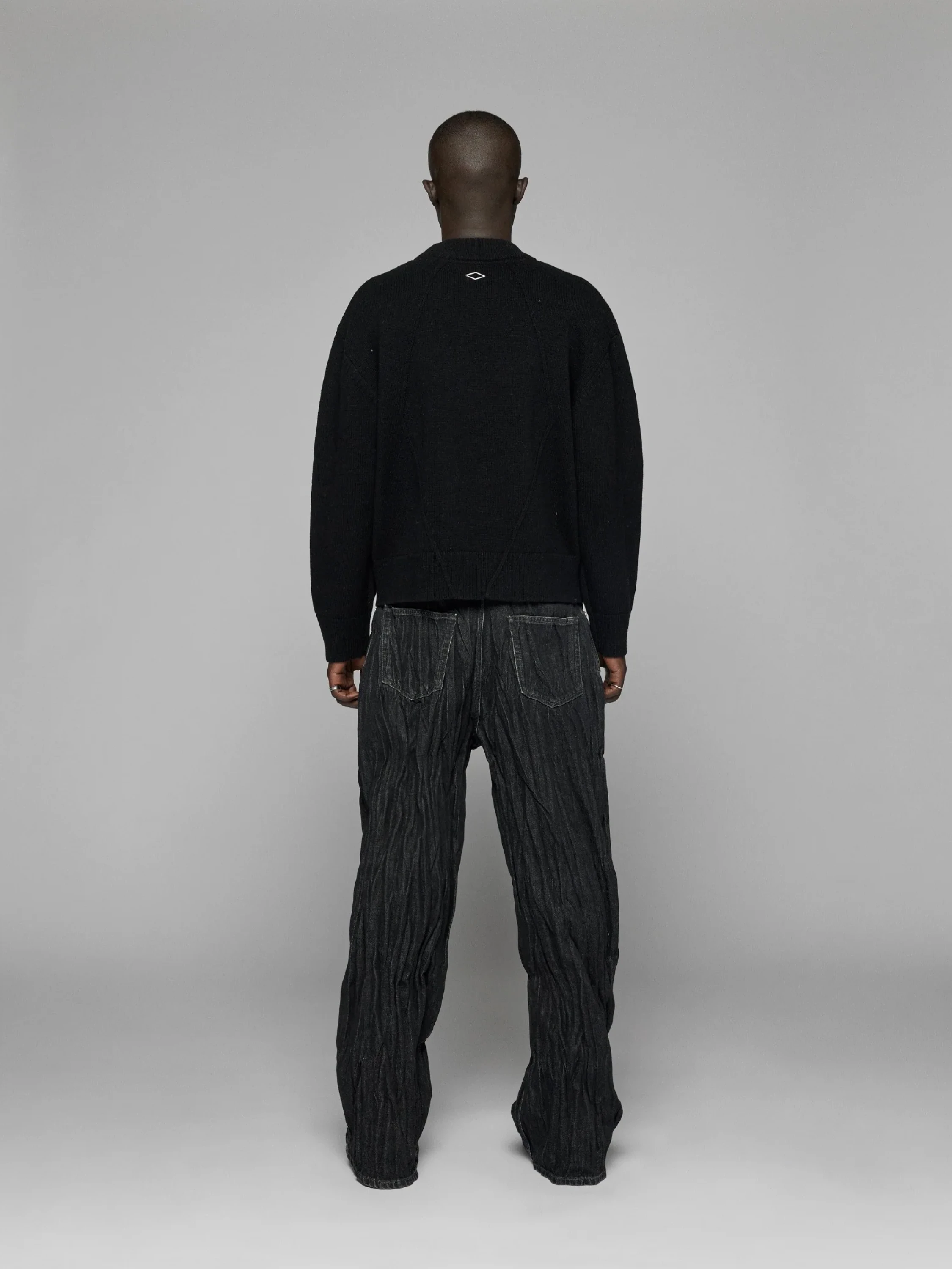 Свитер Han Kjøbenhavn Diamond Detail Knit Black
