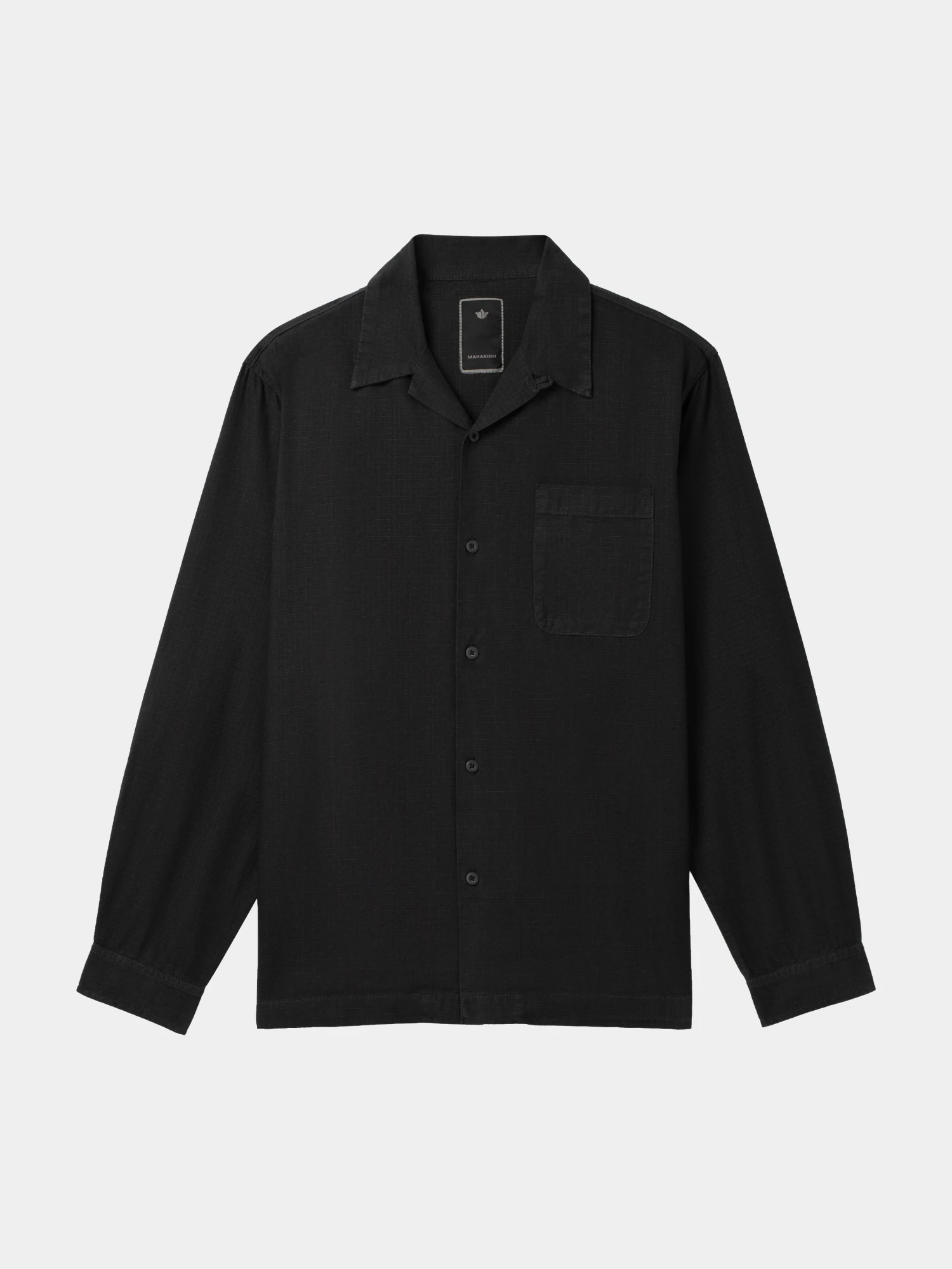 Рубашка MAHARISHI 7101 Camp Collar Black