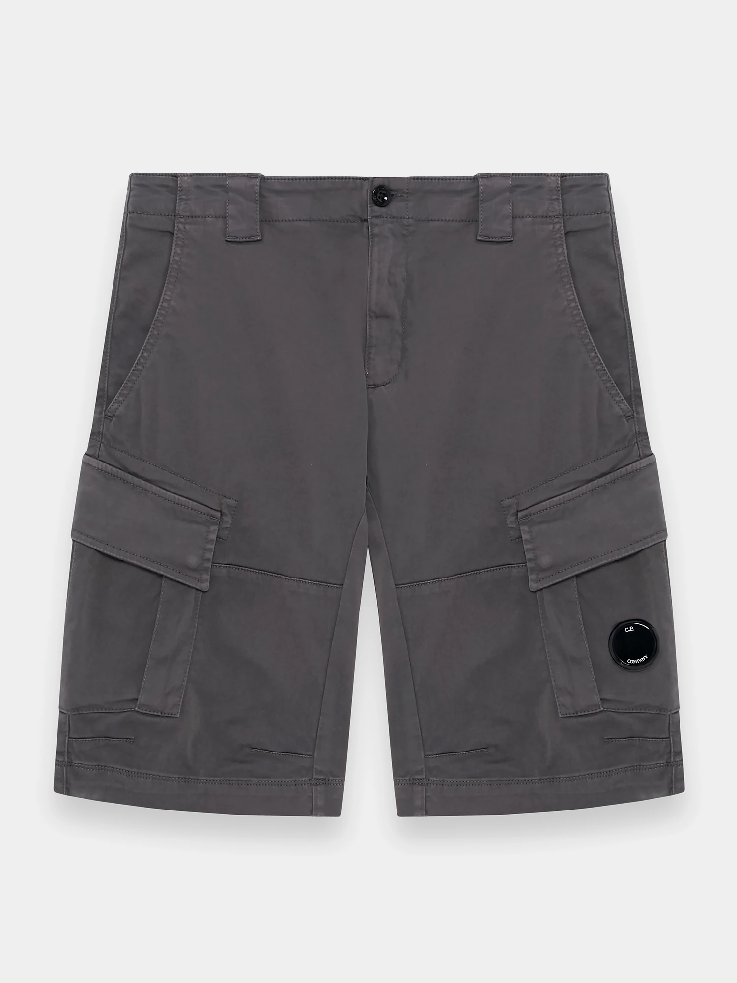 Шорты C.P. Company Stretch Sateen Cargo Smoked Pearl