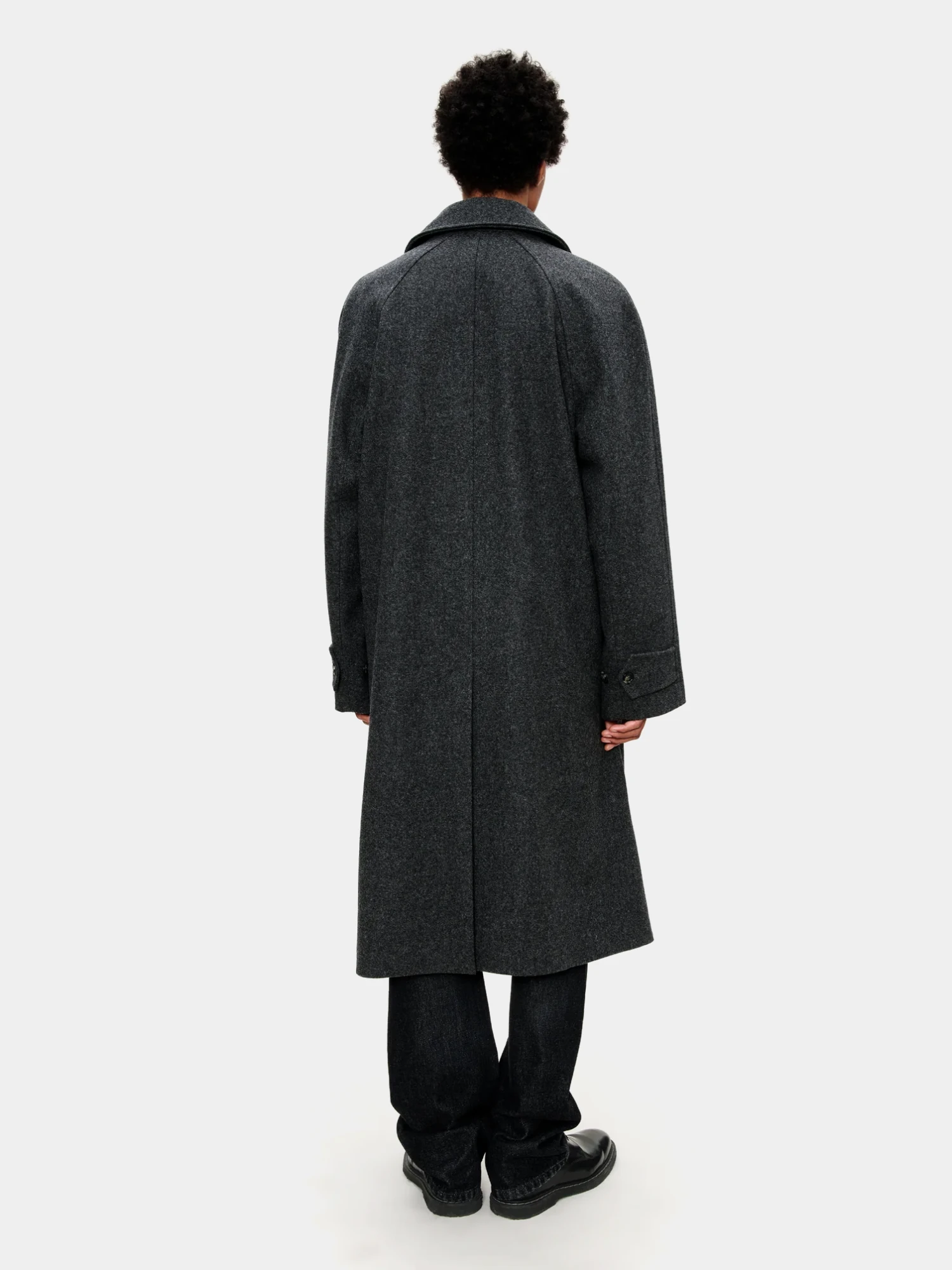 Пальто A.P.C. Solid-Colour With Raglan Sleeves Anthracite