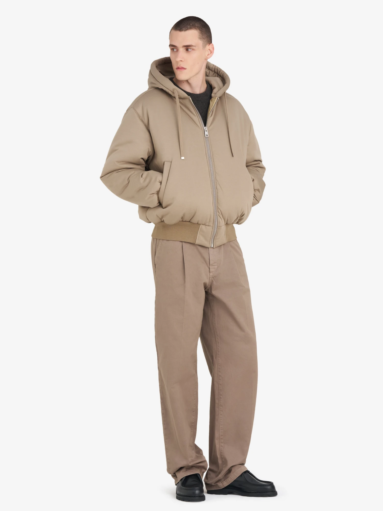 Бомбер Études Interlock Beige