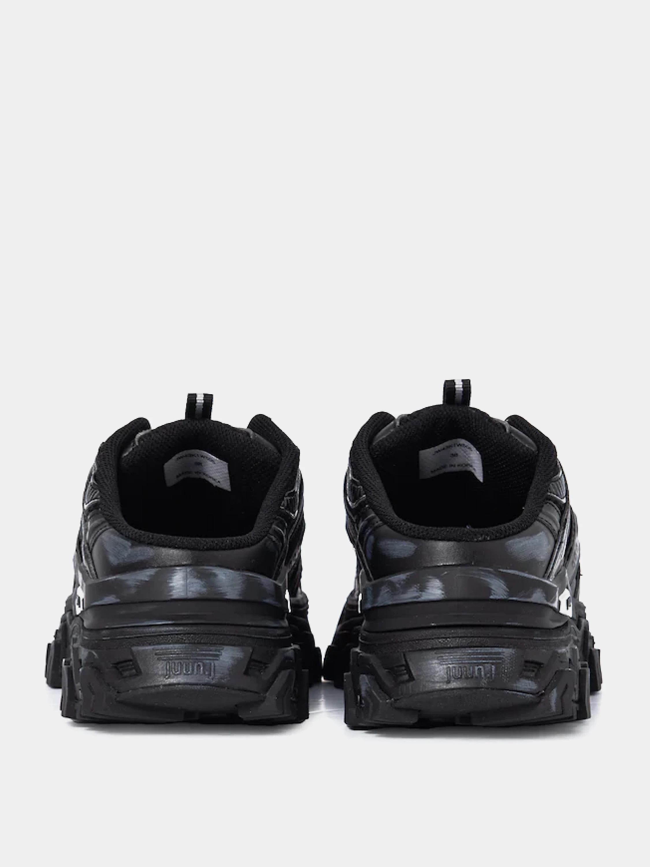 Мюли JUUN.J Synthetic Leather Trainer Mule Shoes Black