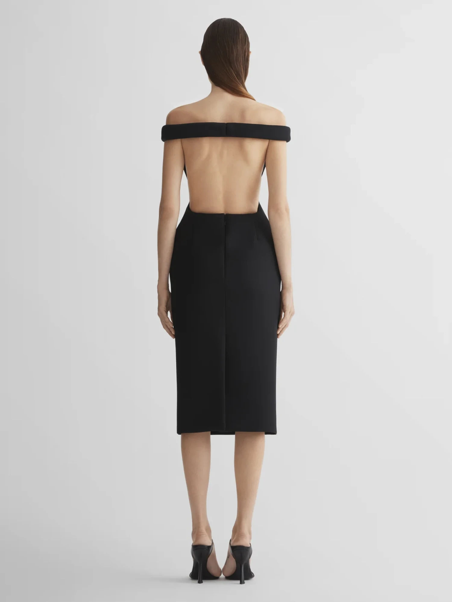 Женское платье MUGLER Sculptural Black