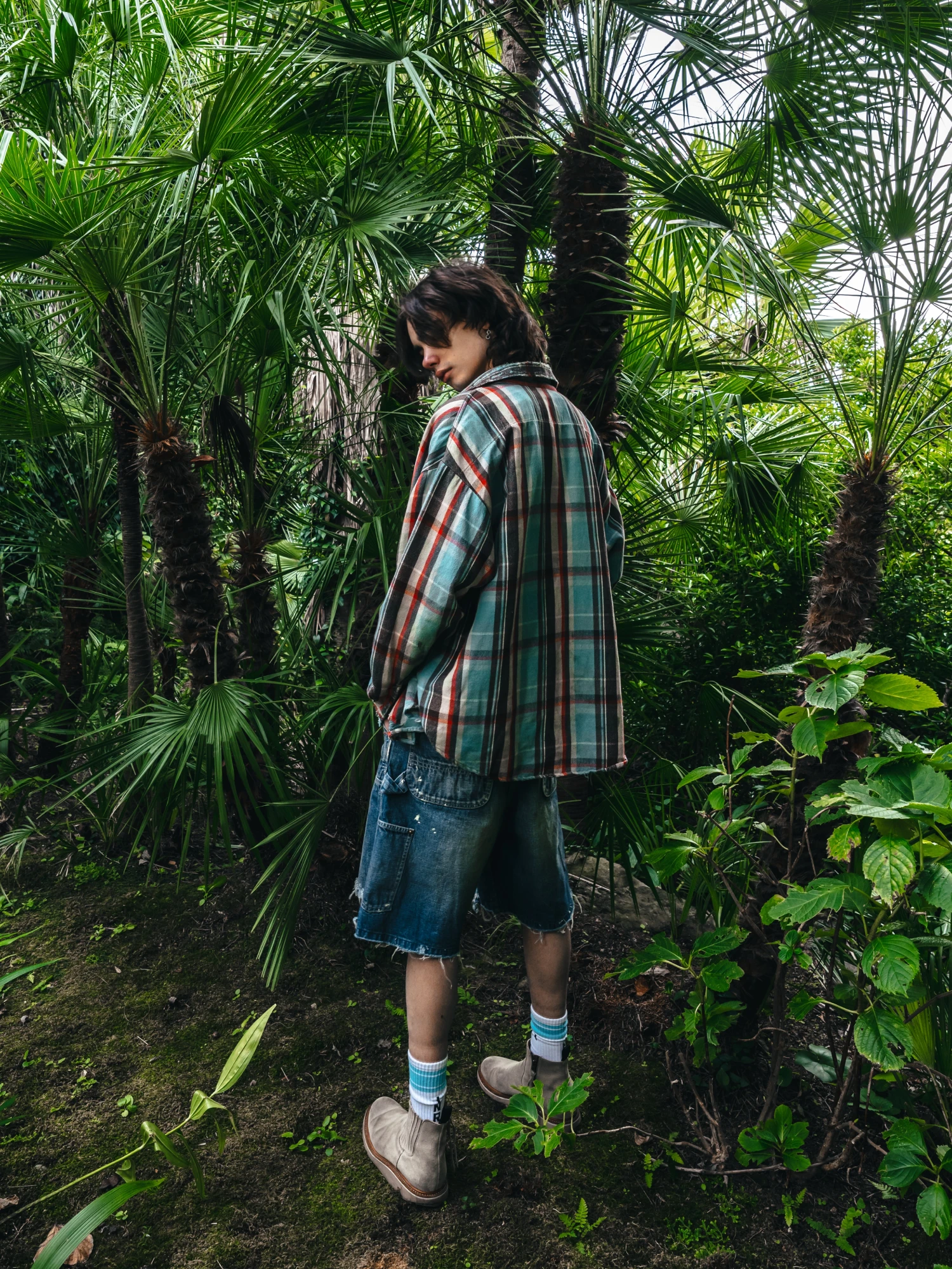 Рубашка SAINT MXXXXXX Flannel Shirt Check Blue