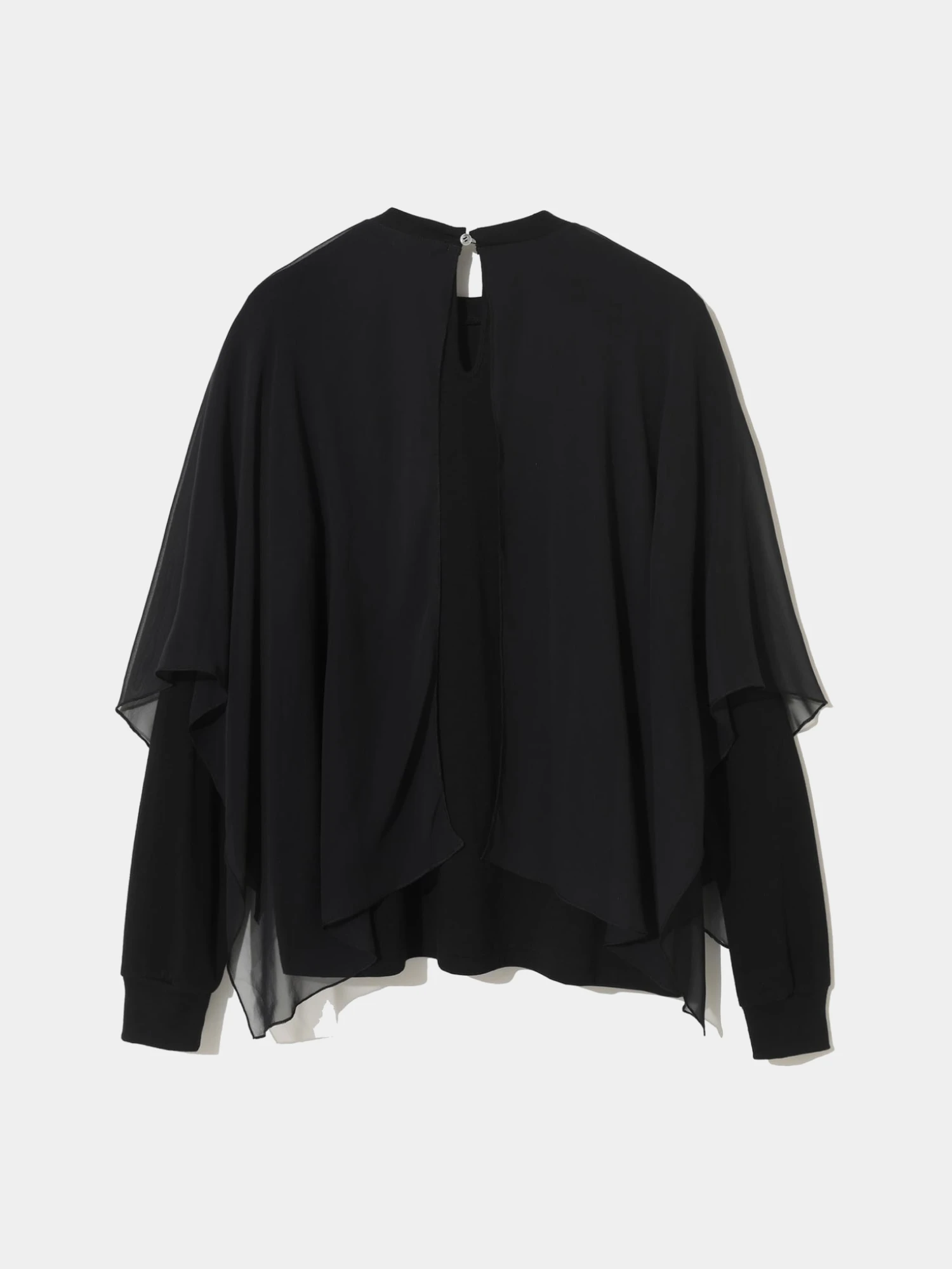 Лонгслив UNDERCOVER Georgette Flap Graphic Print Black