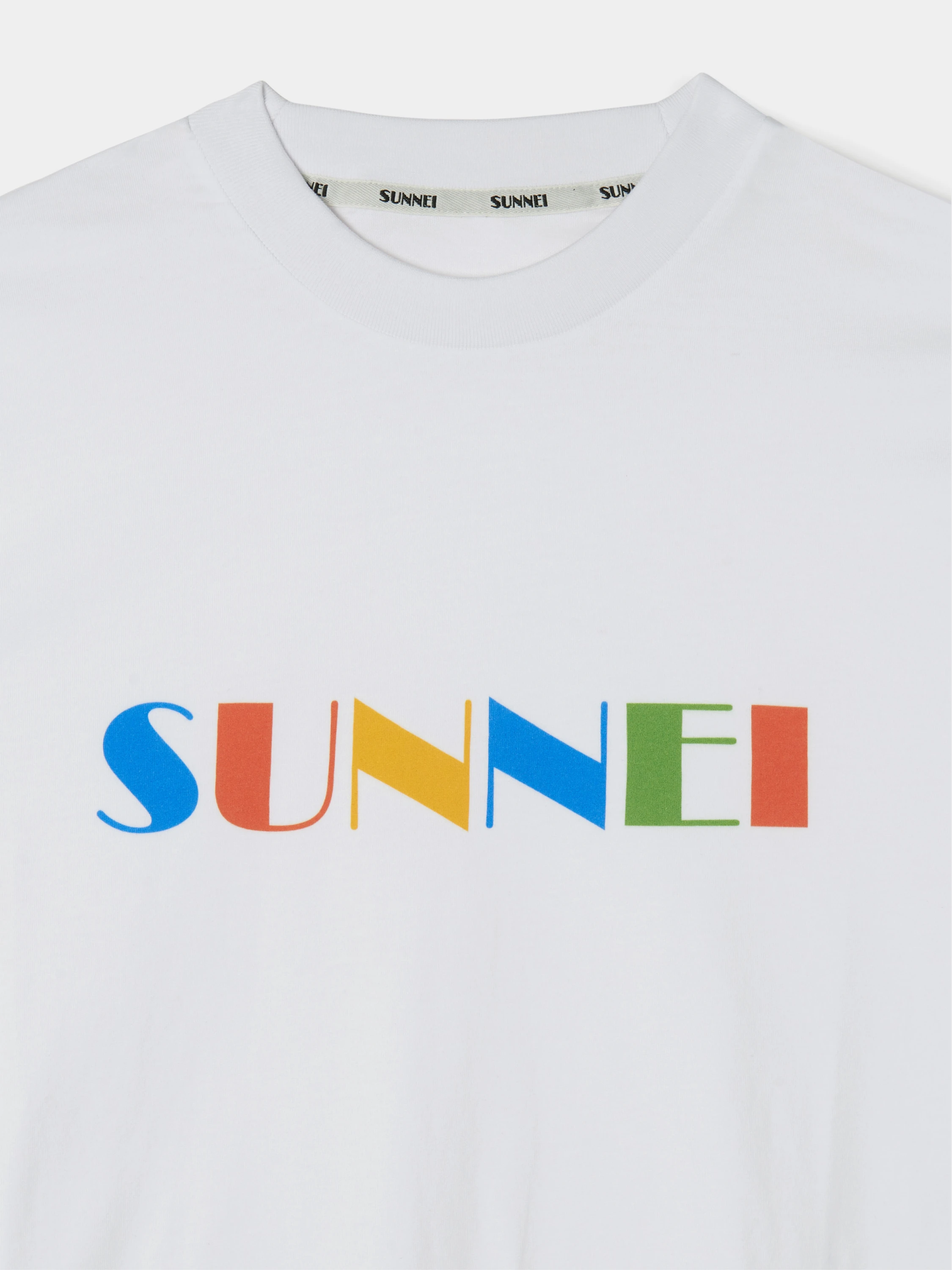 Футболка Sunnei Google T-Shirt Ri-Edition White