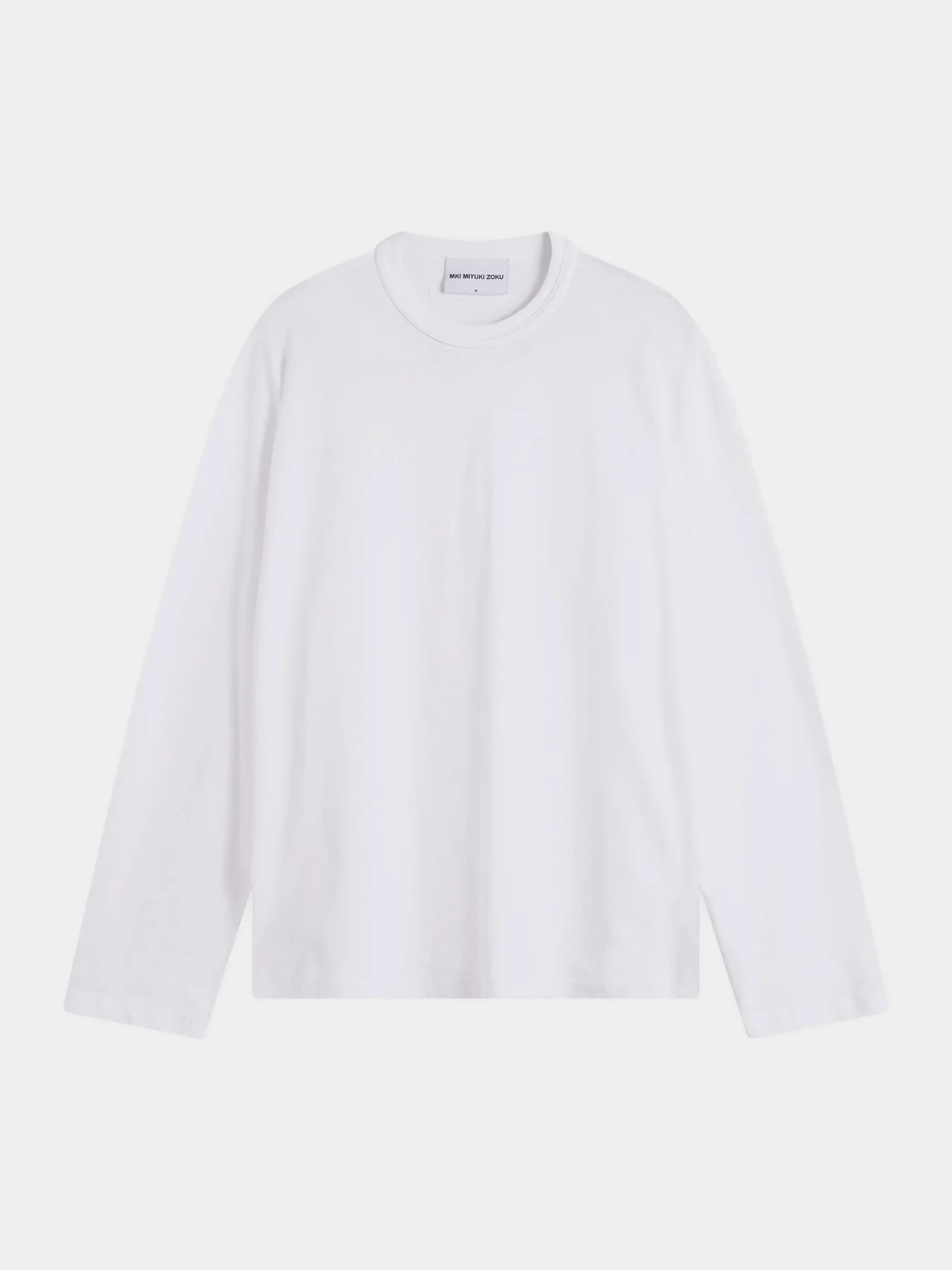 Лонгслив MKI MIYUKI ZOKU 220 Gsm Slub White