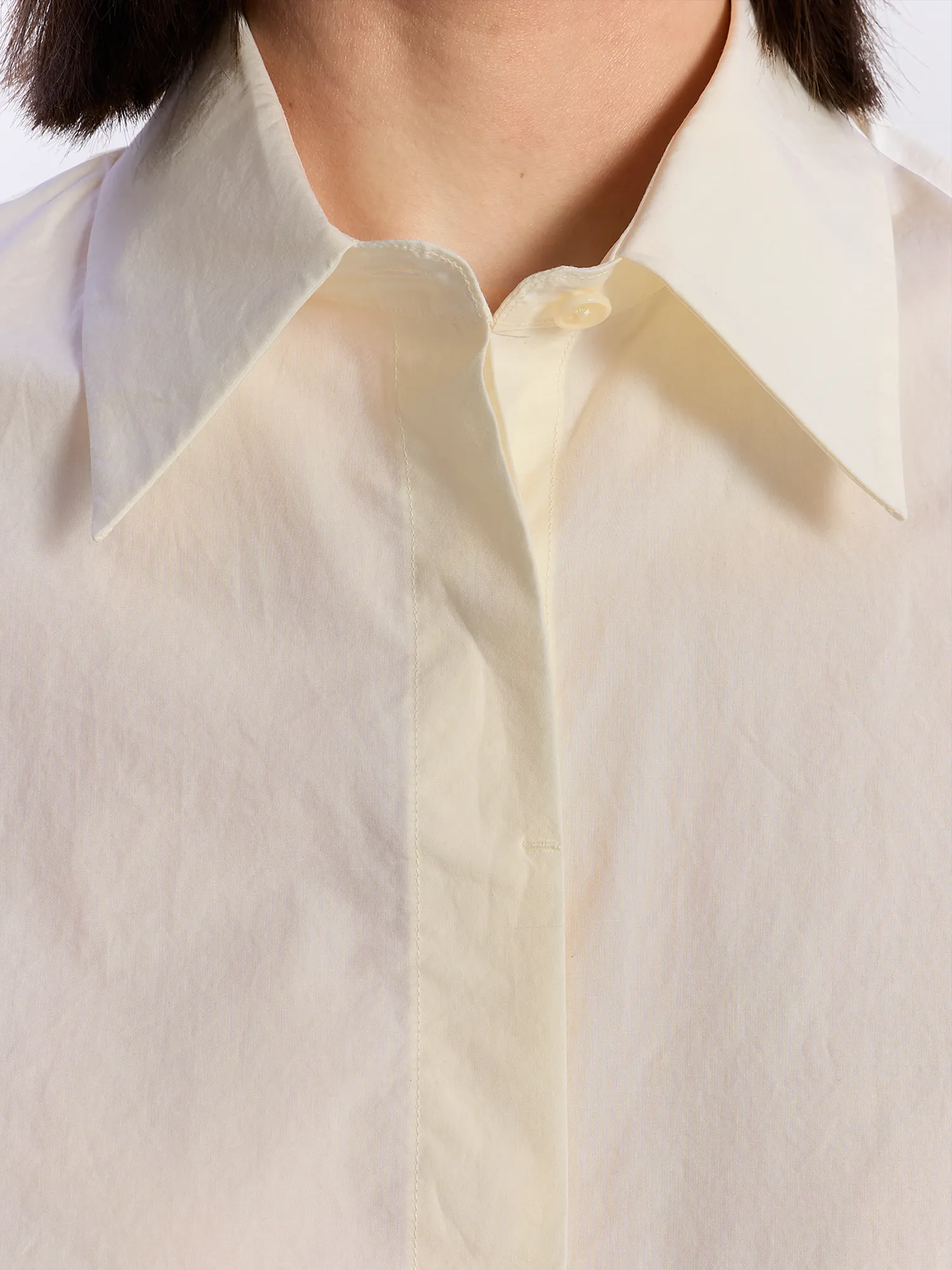 Женская рубашка AMOMENTO Oversized Shirts Ecru
