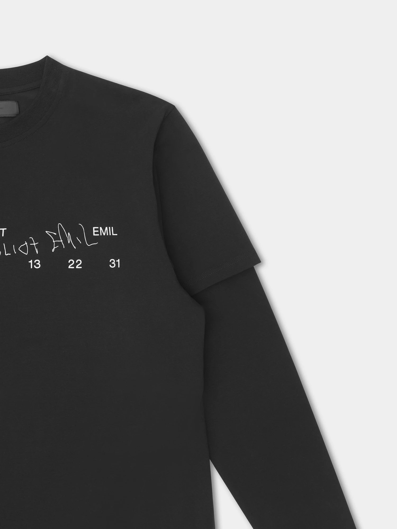 Лонгслив HELIOT EMIL Fulgens L/S Black