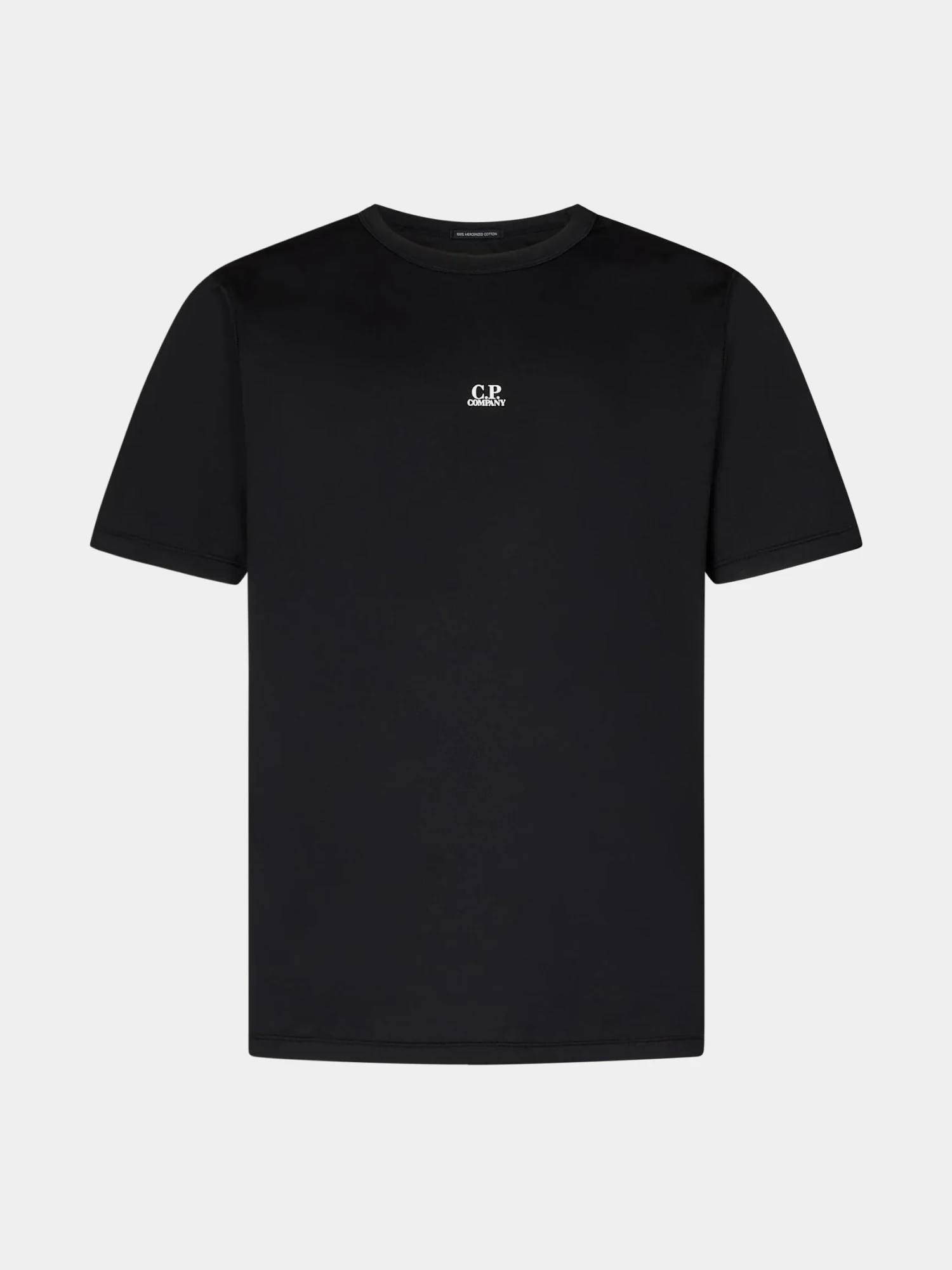 Футболка C.P. Company 70/2 Mercerized Jersey Printed Logo Black