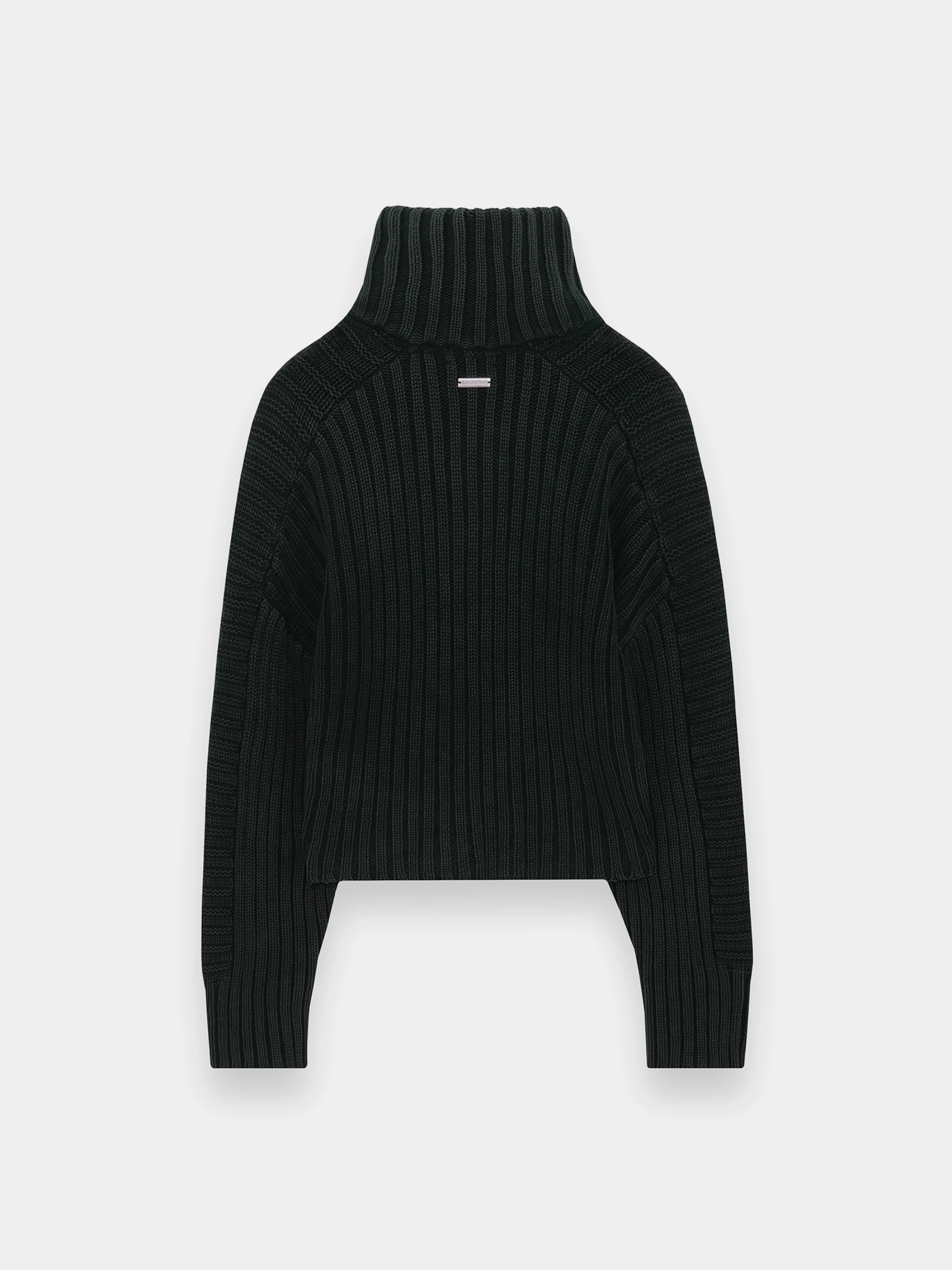 Толстовка Han Kjøbenhavn Washed Zip Rib Knit Dark Green
