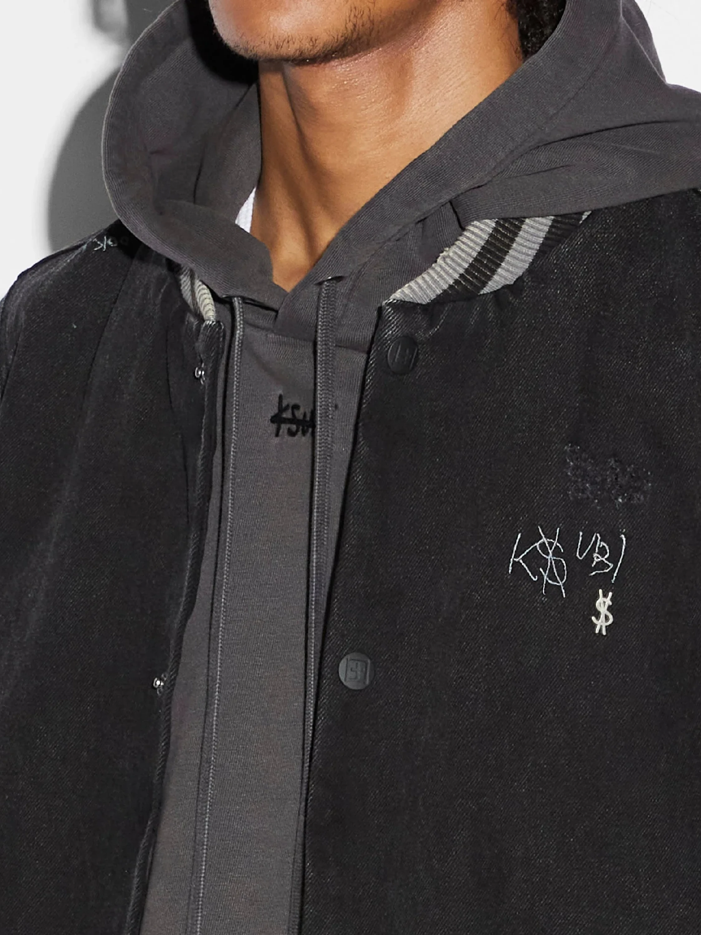 Бомбер Ksubi Skribed King Jacket Black