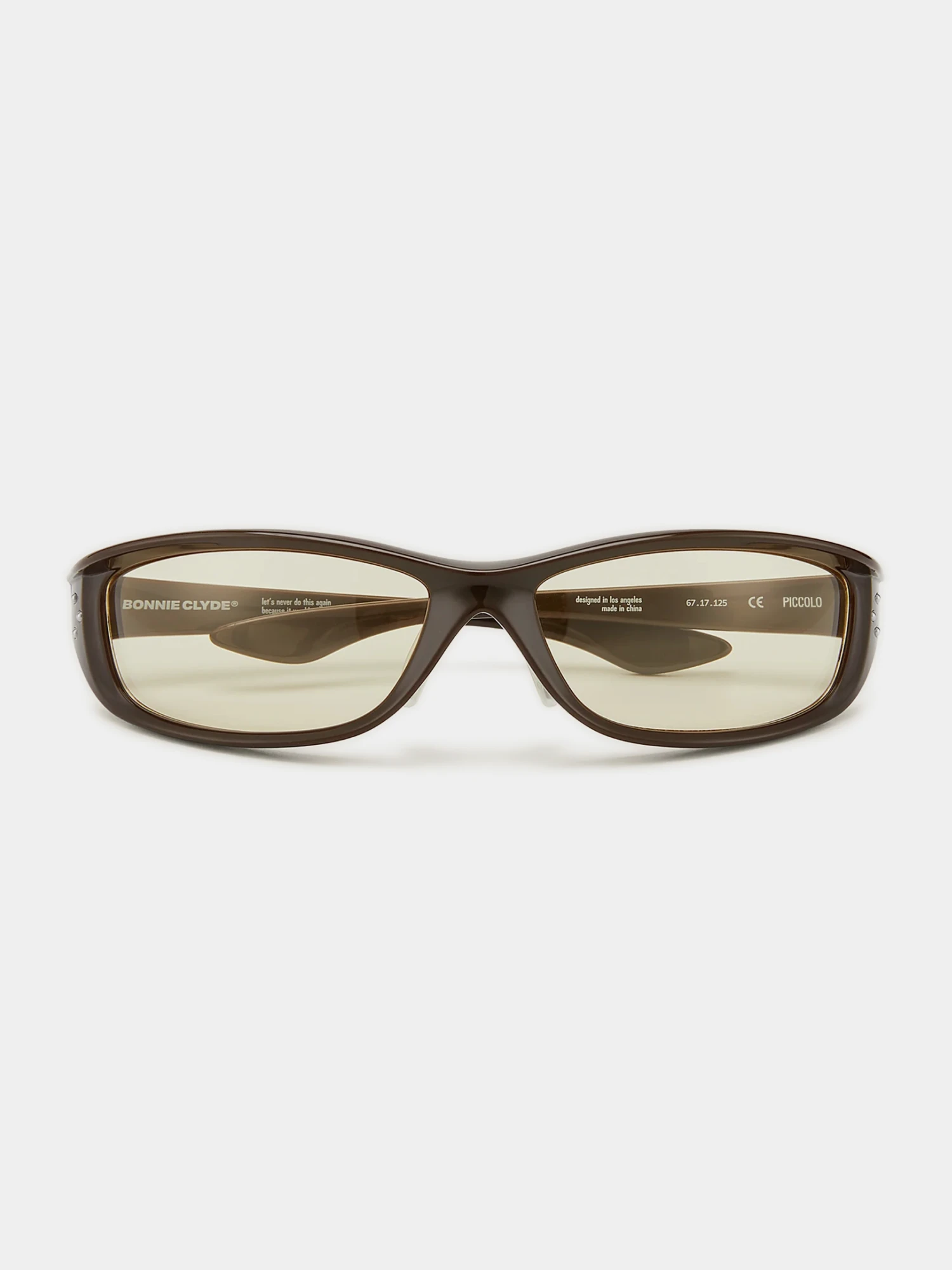 Очки Bonnie Clyde Piccolo Brown & Yellow Tint