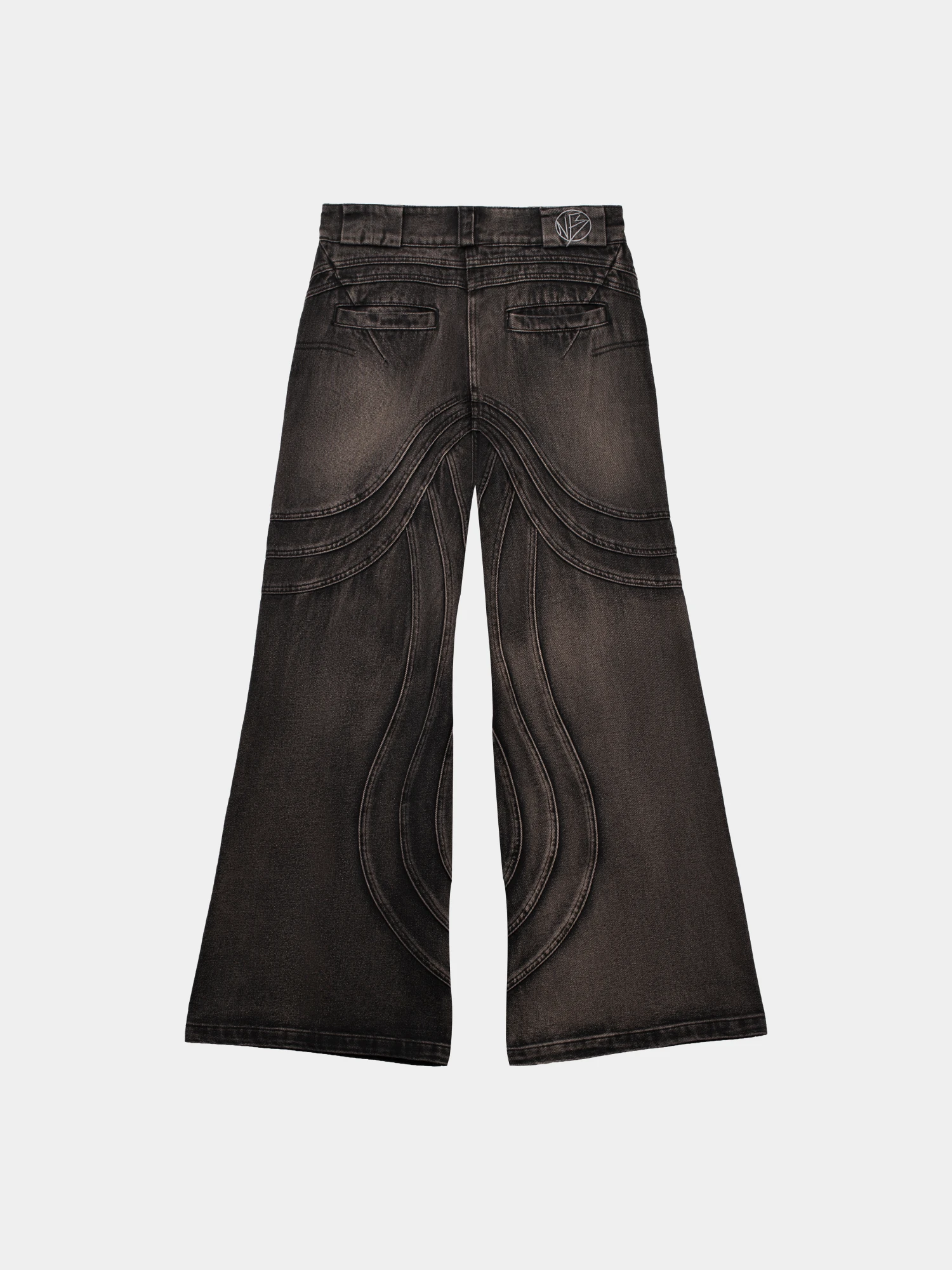Джинсы NO/FAITH STUDIOS Sun Faded Dune Baggy Denim Джинсы в