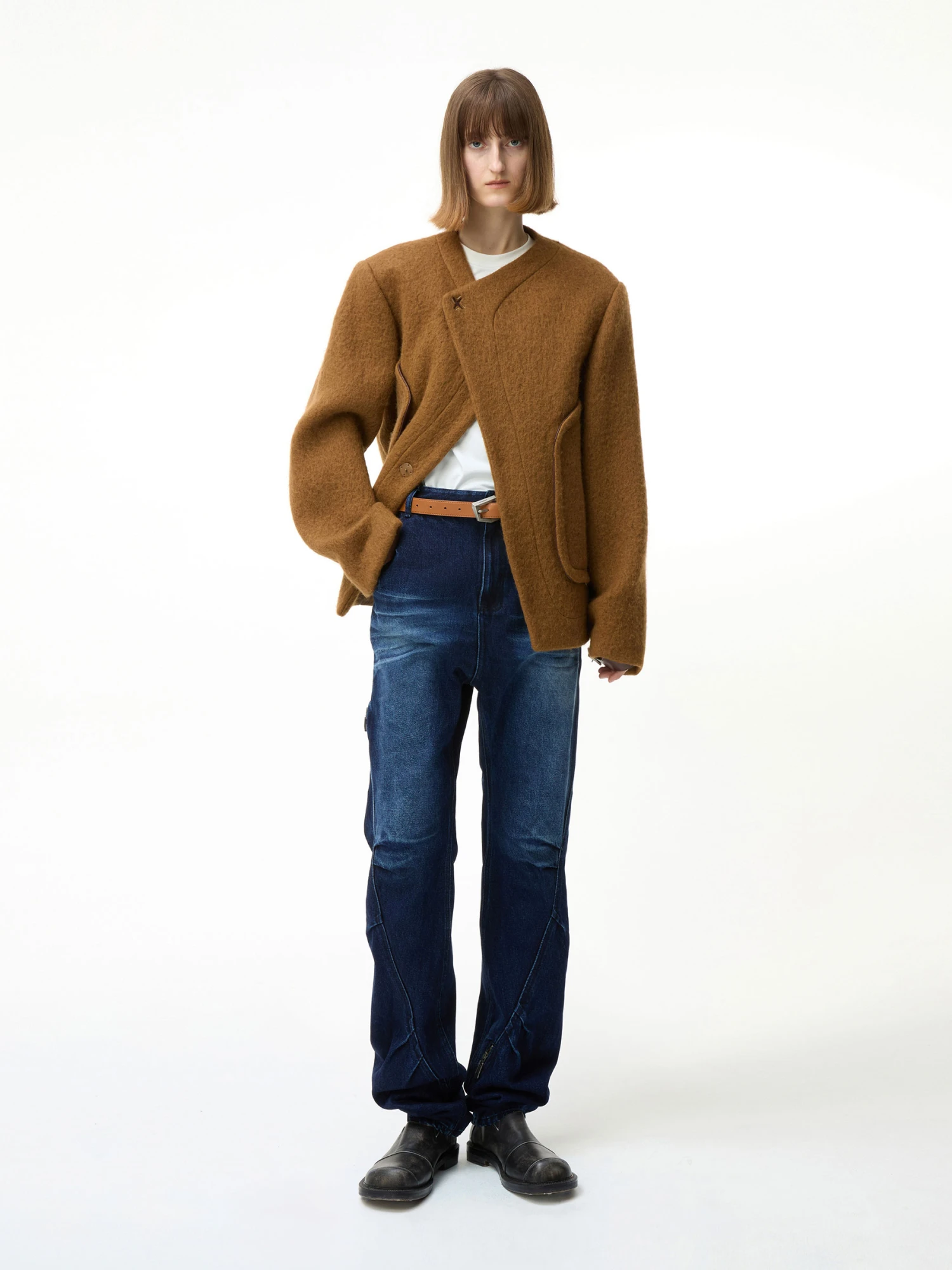 Ремень ADERERROR Keresto Product. 102 Brown