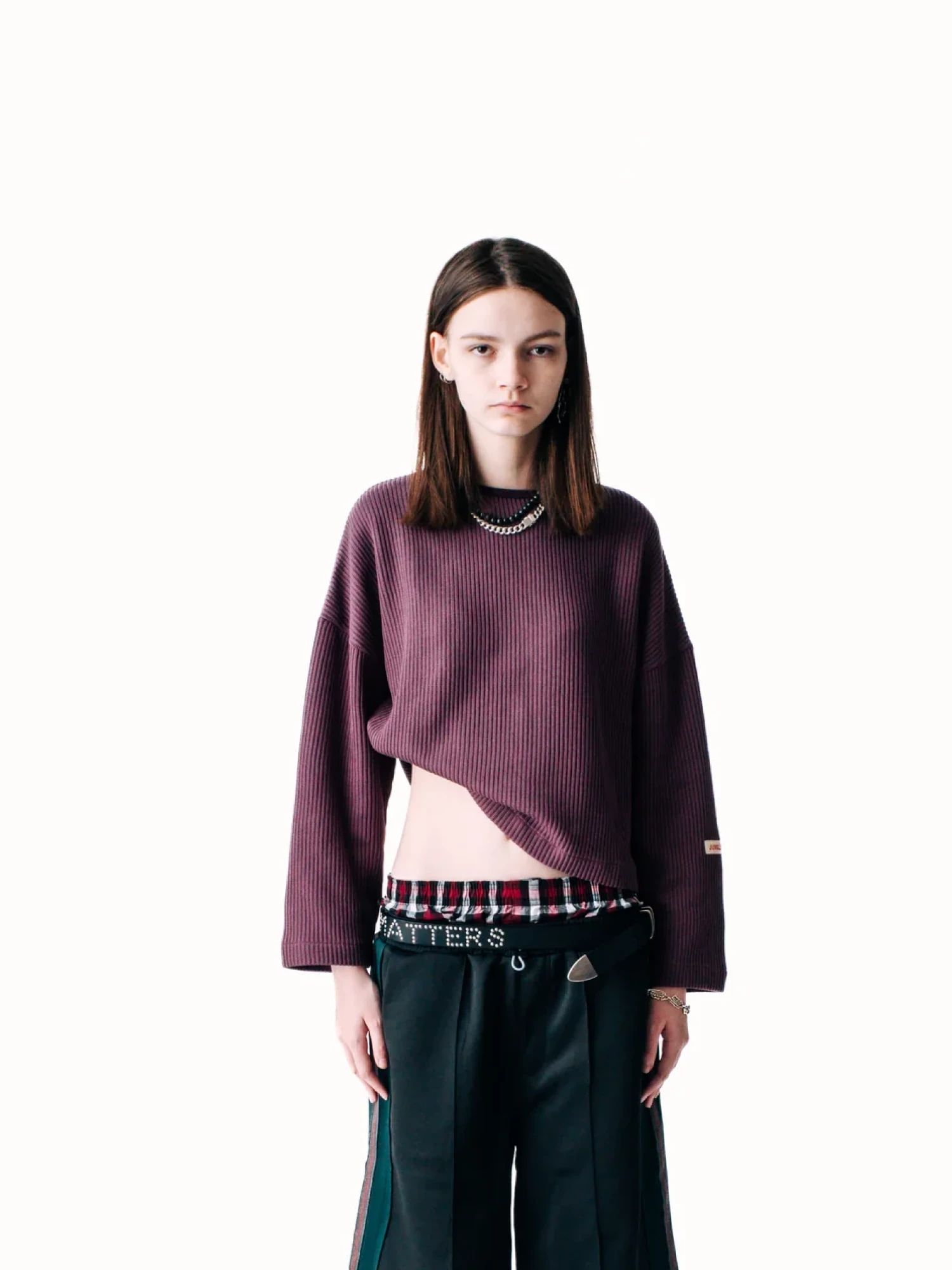 Свитер Jungles Jungles Boxy Knit Sweater Purple