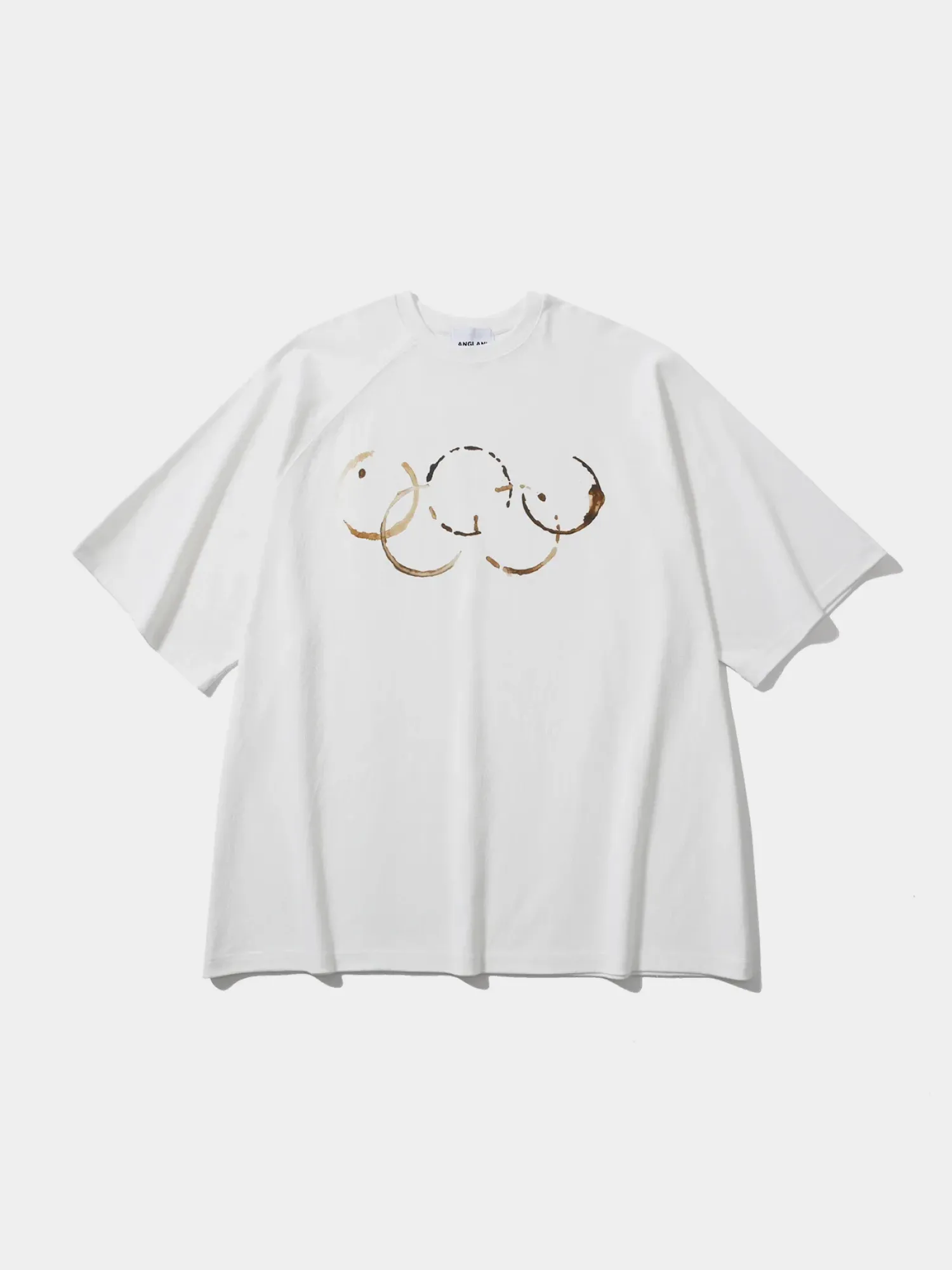 Футболка ANGLAN Espresso Rings Half Tee White