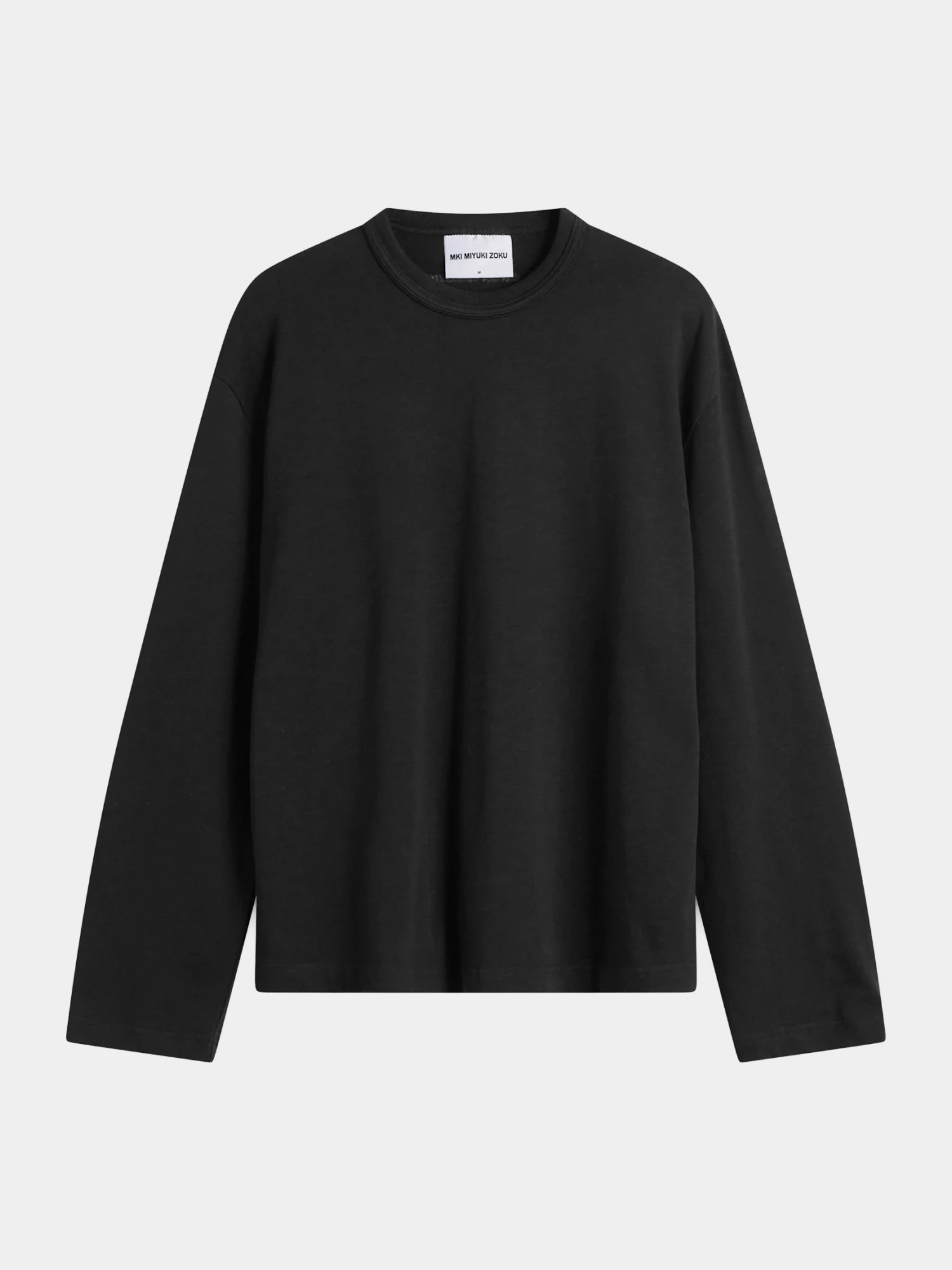 Лонгслив MKI MIYUKI ZOKU 220 Gsm Slub Black