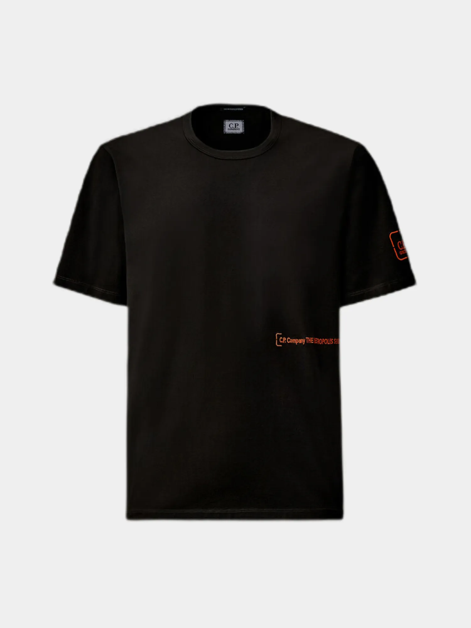 Футболка C.P. Company Metropolis Series Mercerized Black
