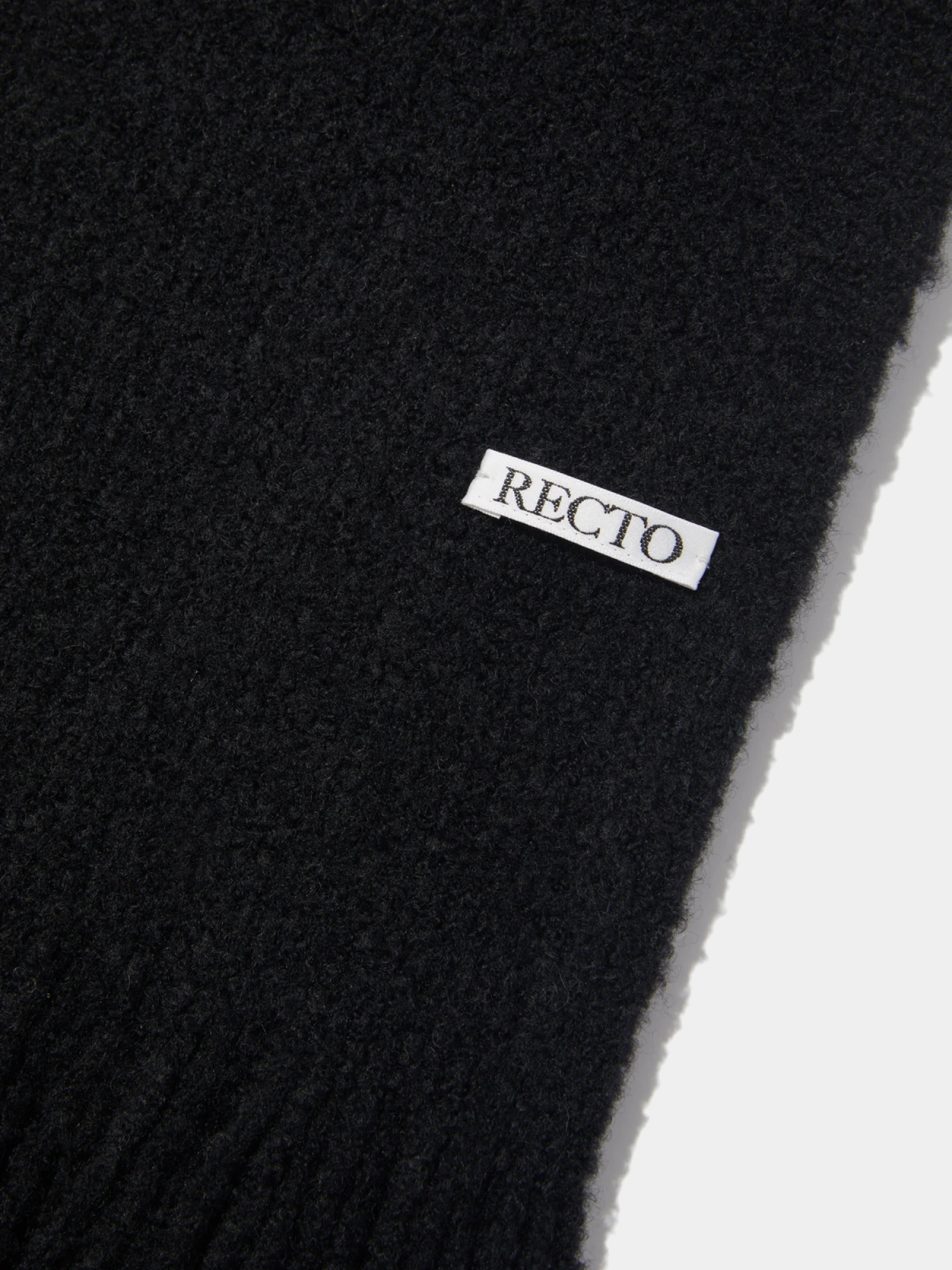 Шарф Recto Petit Wool Knit Mufller Black