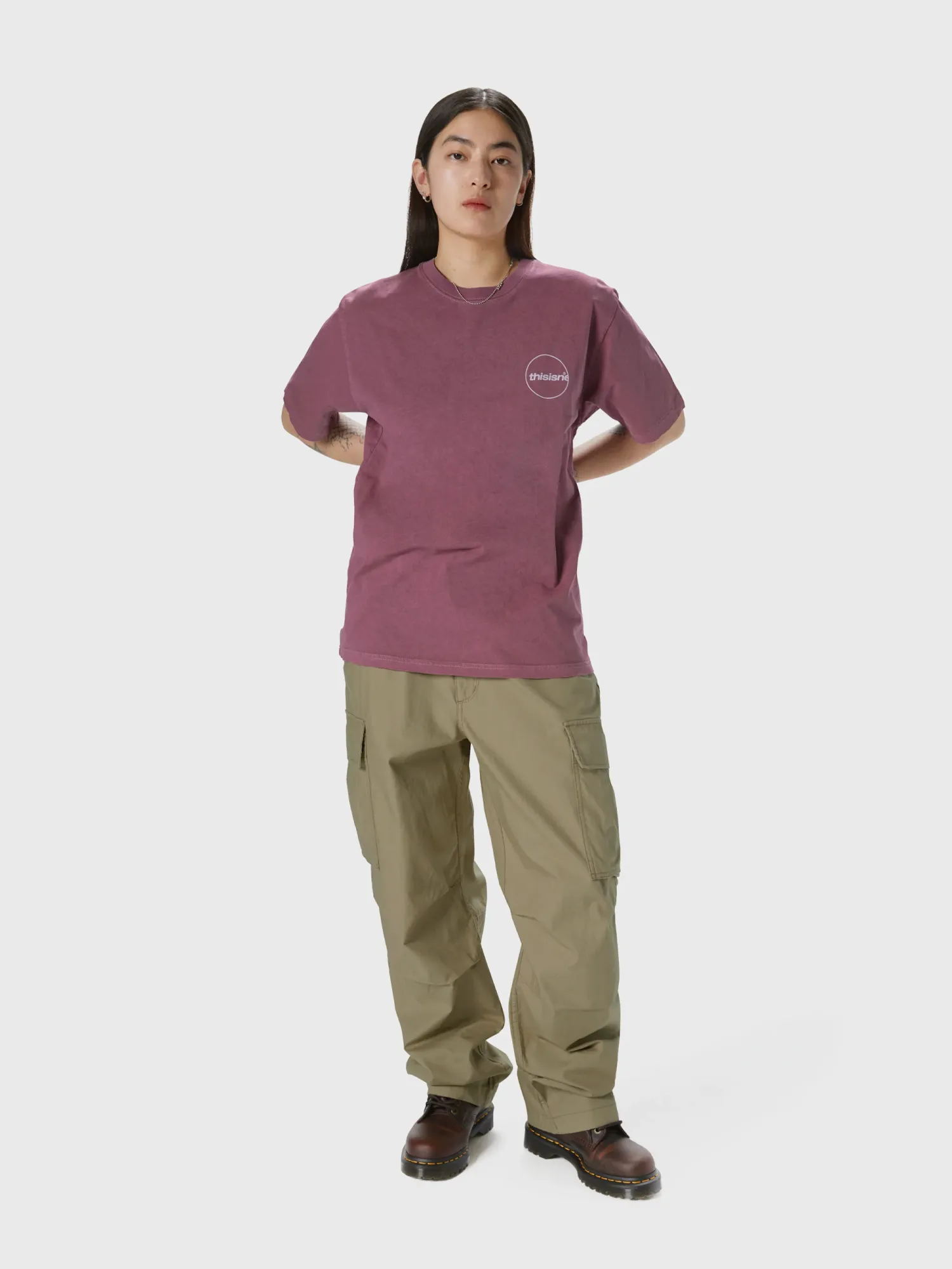Футболка thisisneverthat C-Logo Tee Fuchsia
