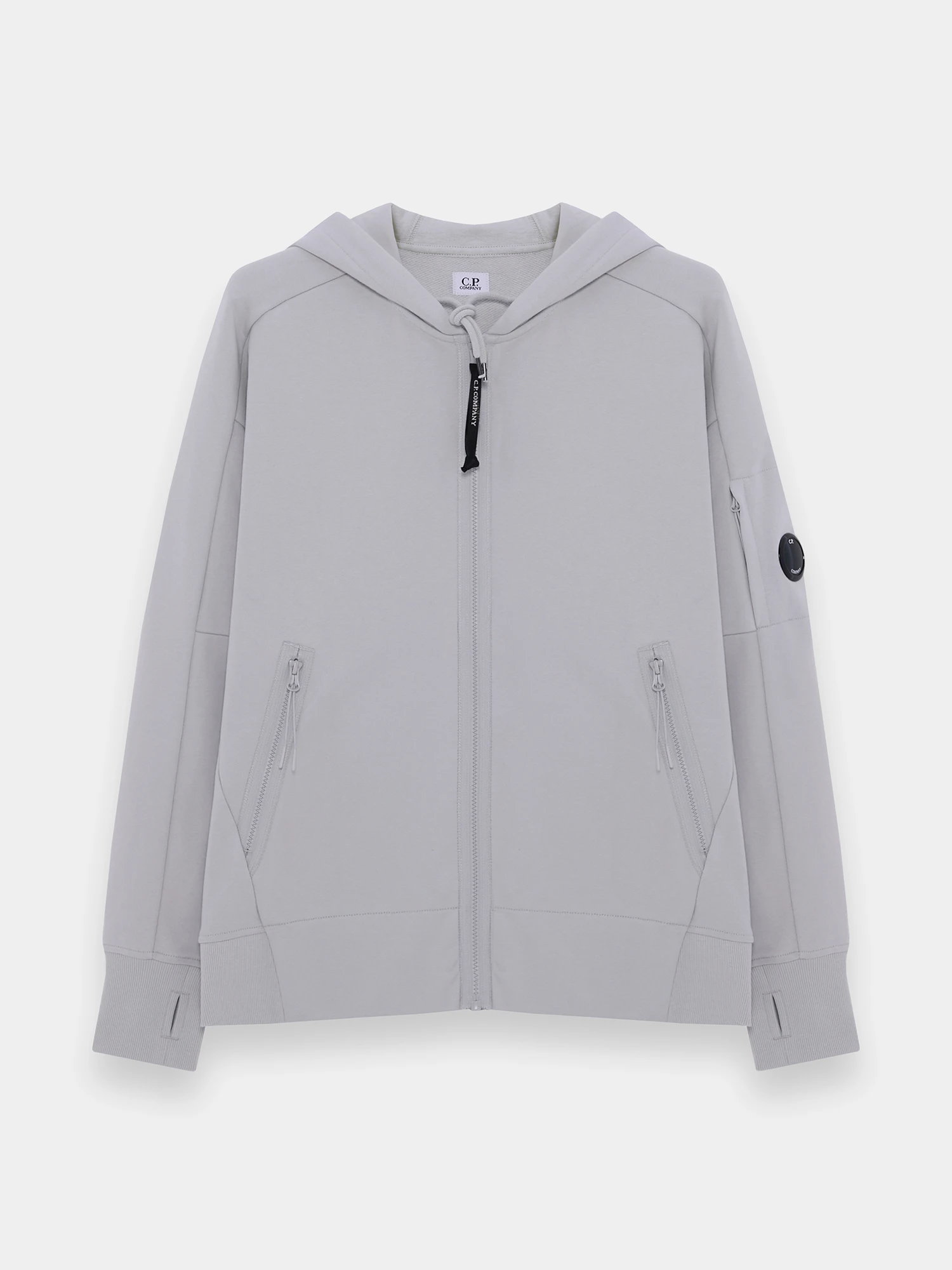 Зип-худи C.P. Company Diagonal Raised Fleece Blue Fox