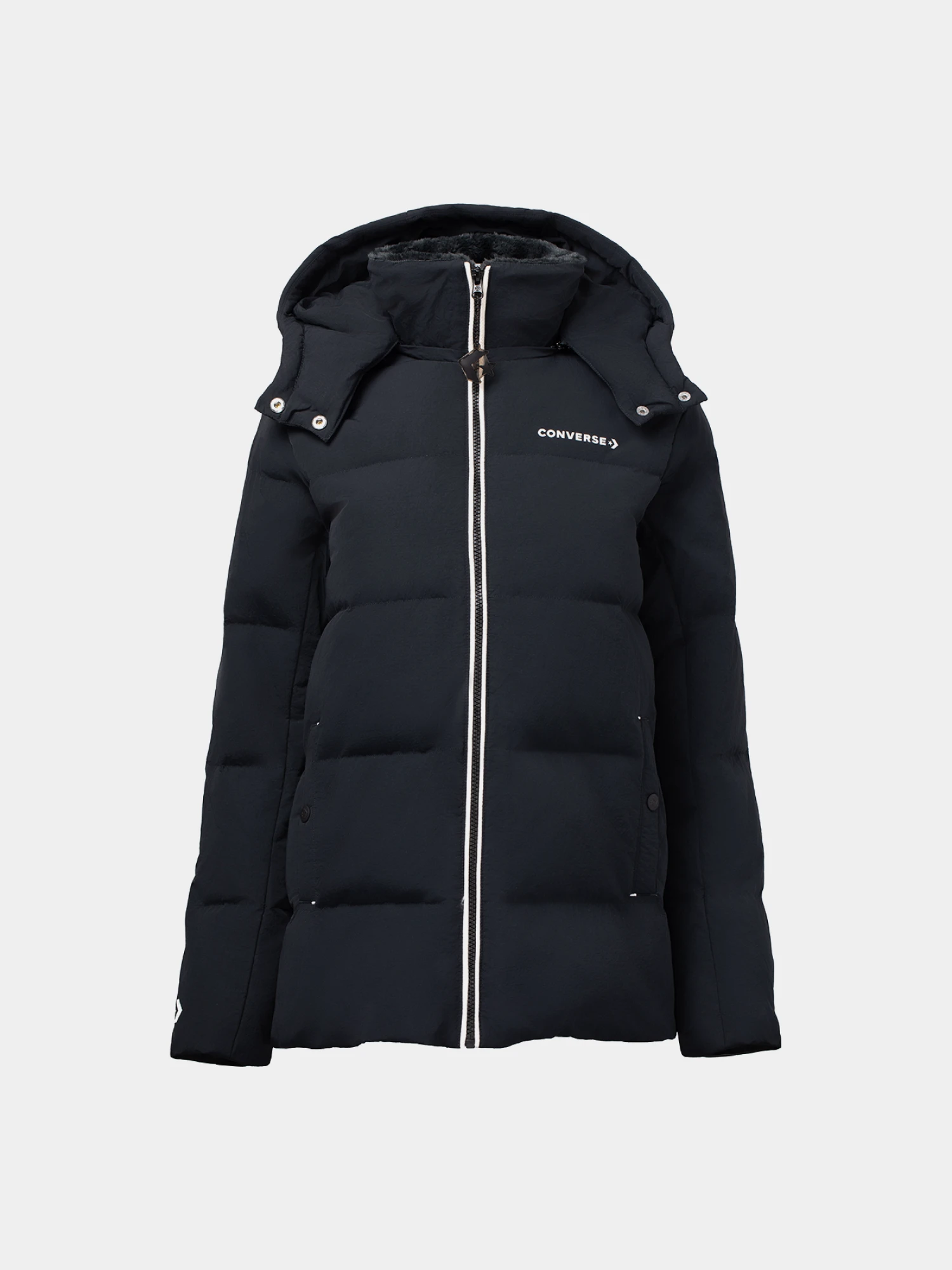 Пуховик Converse Commercial Mid Down Jkt Black