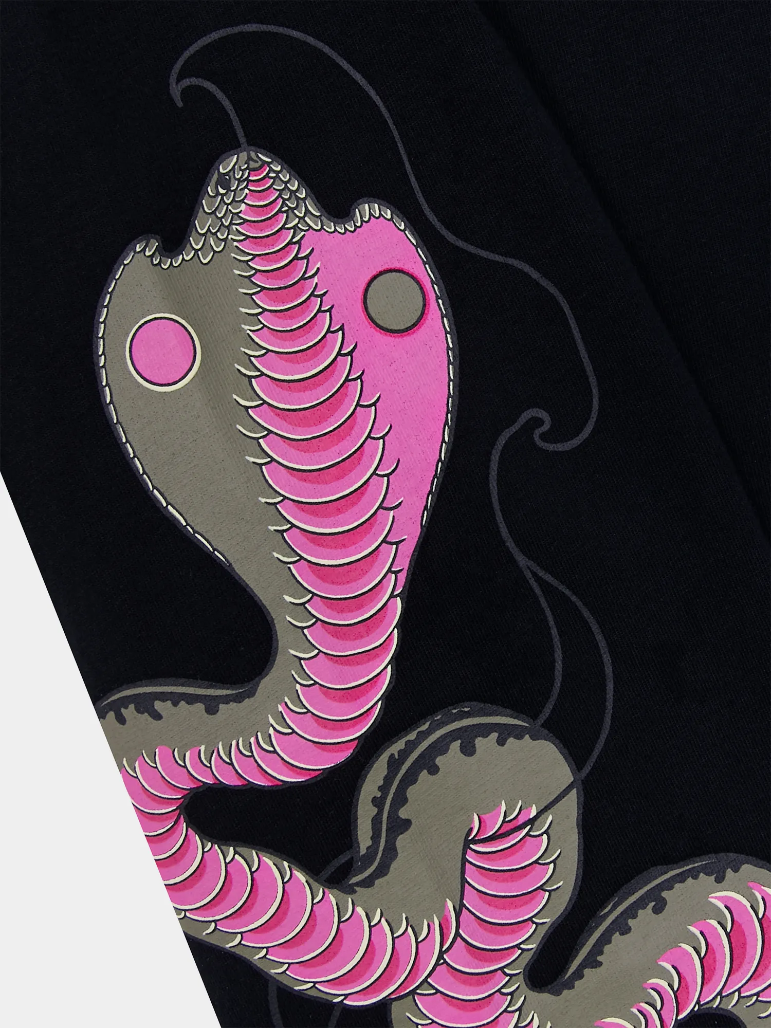 Лонгслив MAHARISHI 1452 Year Of The Snake Black