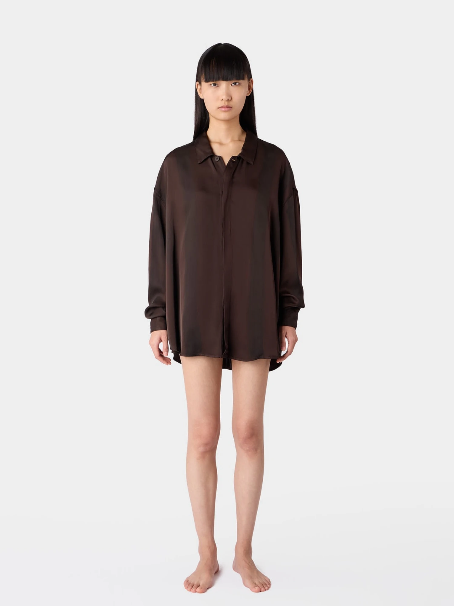 Рубашка Sunnei Over Shirt Brown