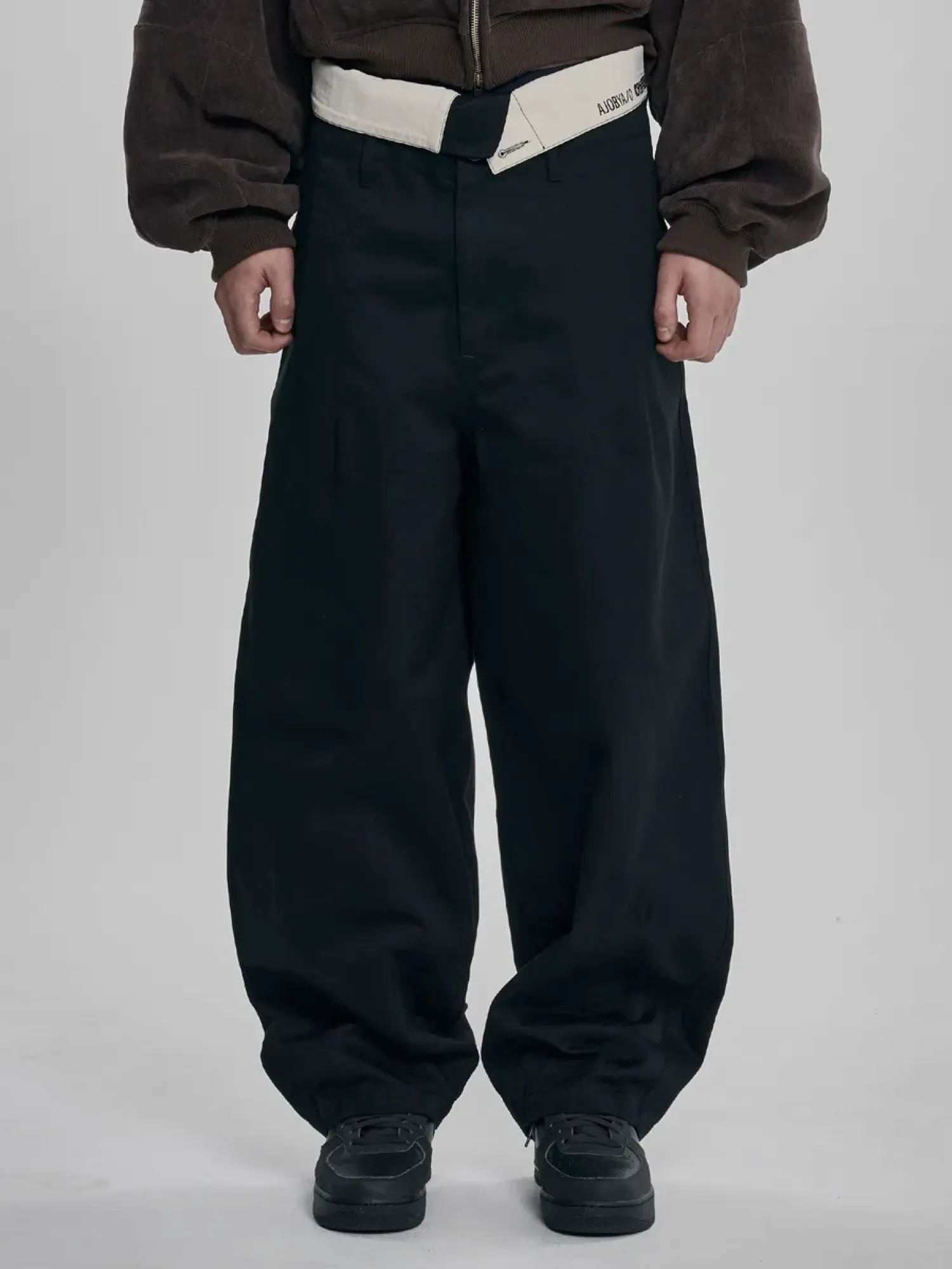 Брюки AJOBYAJO High Waist Oversized Black