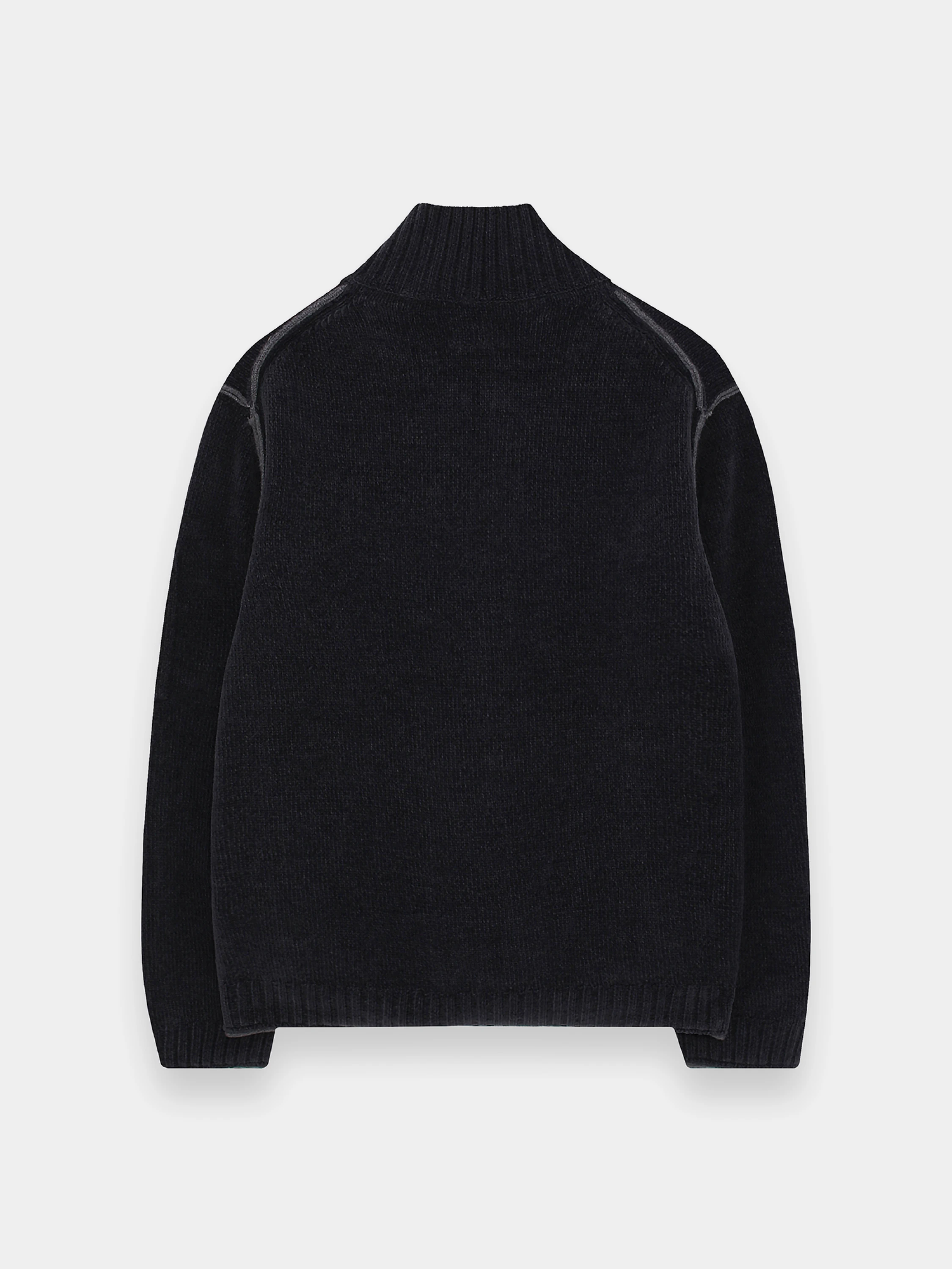 Кардиган C.P. Company Cotton Chenille Double Zipped Black Sand