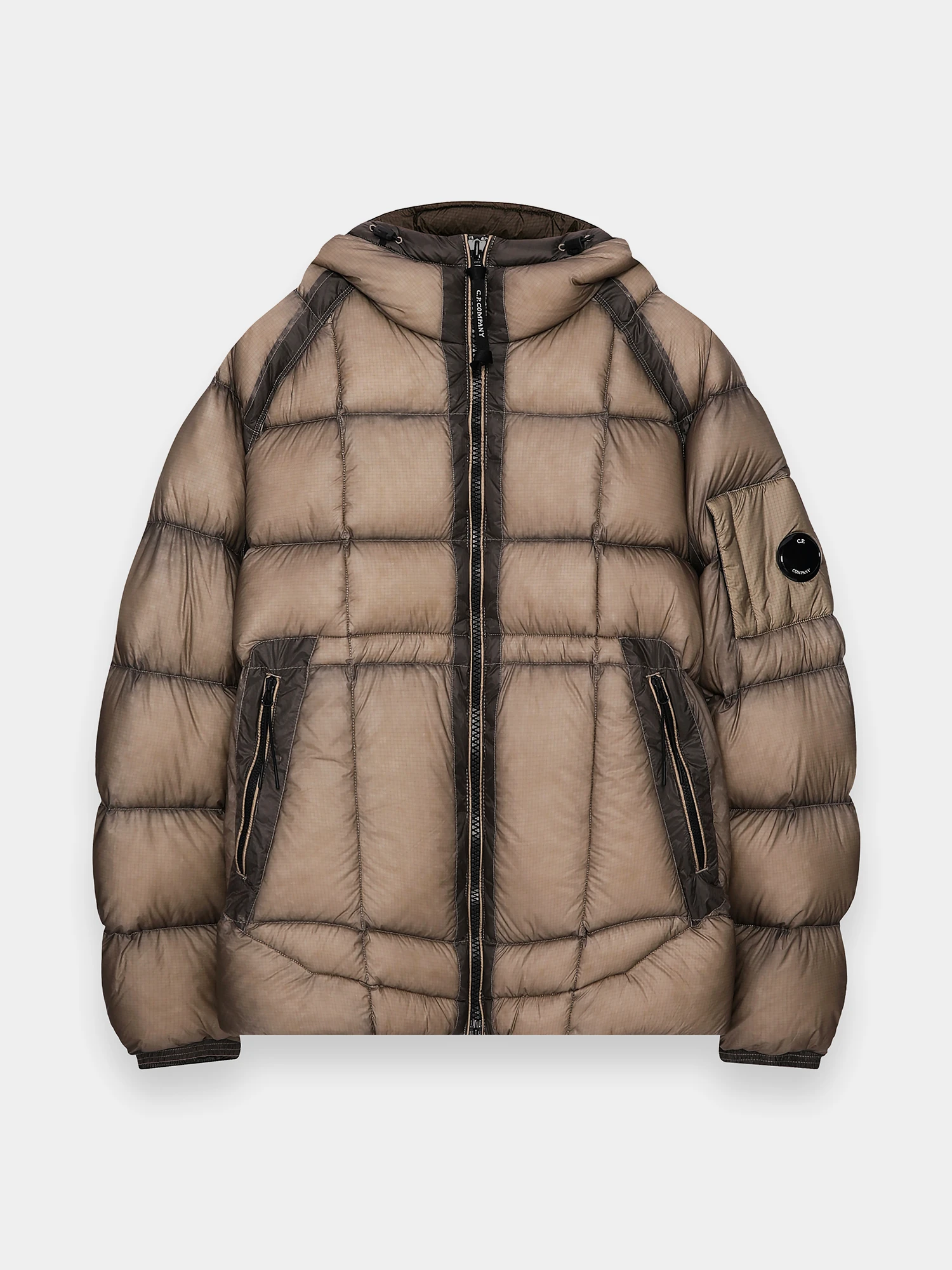 Пуховик C.P. Company D.D. Shell Hooded Medium Down Vintage Khaki