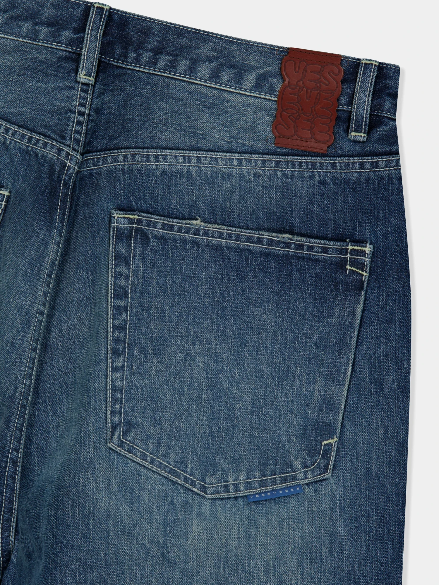 Джинсы YESEYESEE Distressed 5 Pockets Medium Indigo