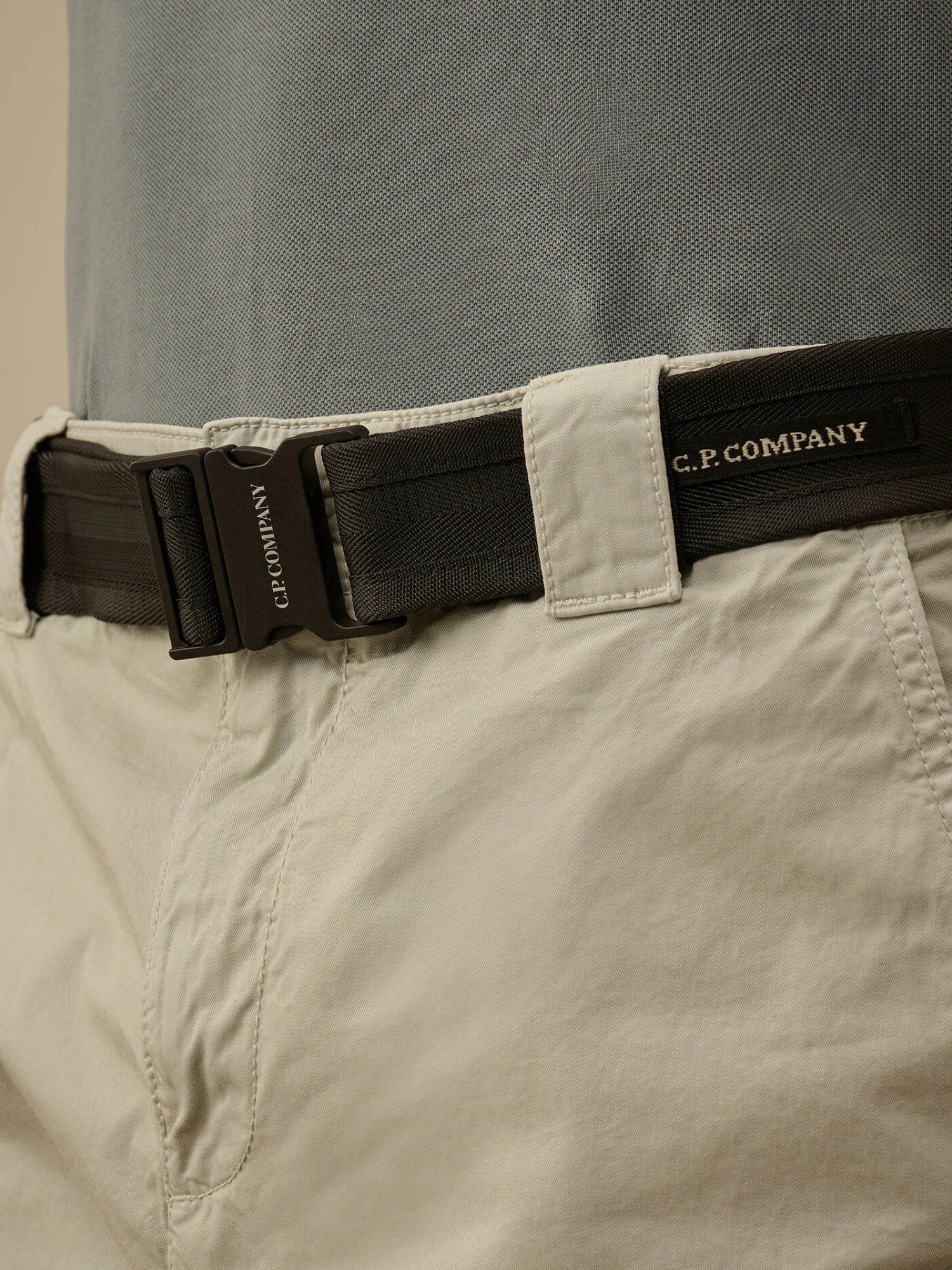 Ремень C.P. Company Herringbone Tape Buckle Black