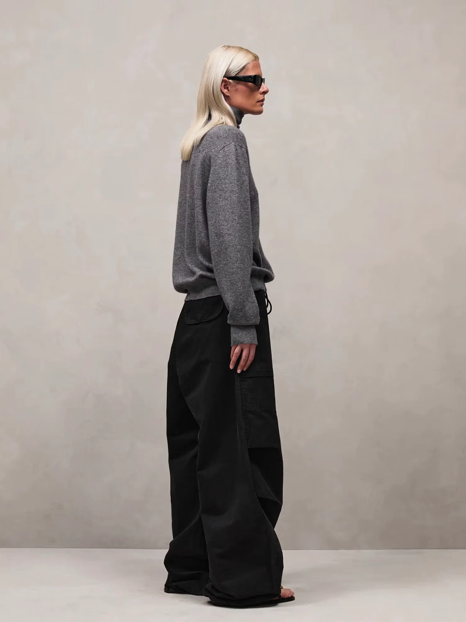 Брюки entire studios Barren Cargo Washed Black