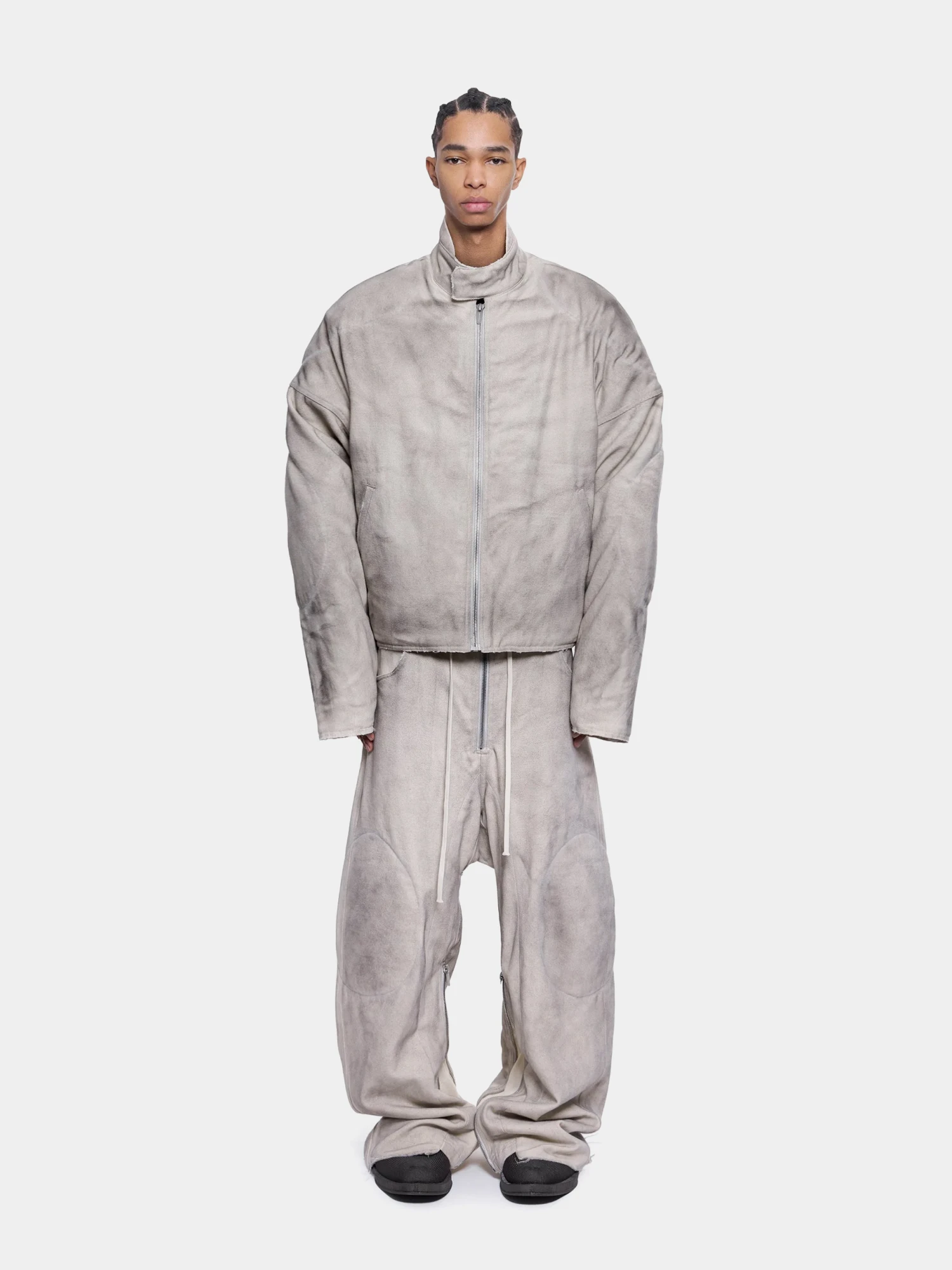 Брюки ARNODEFRANCE Dirty Biker Pants White