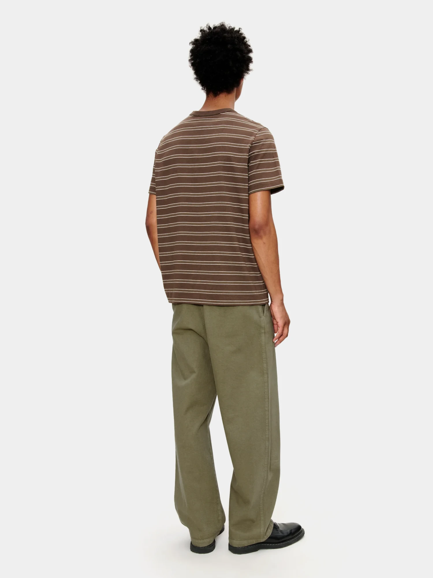 Футболка A.P.C. Striped T-Shirt Brown
