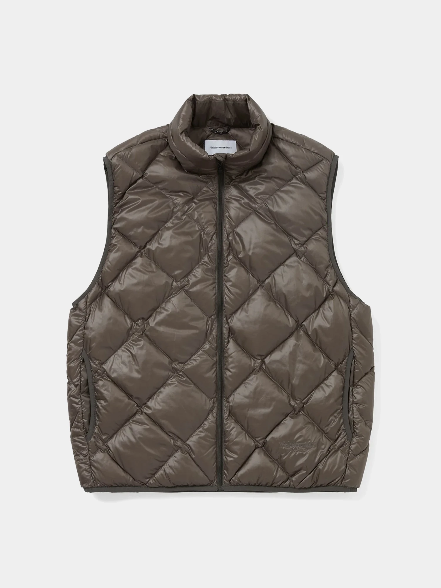 Жилет thisisneverthat Pertex Light Down Vest Brown