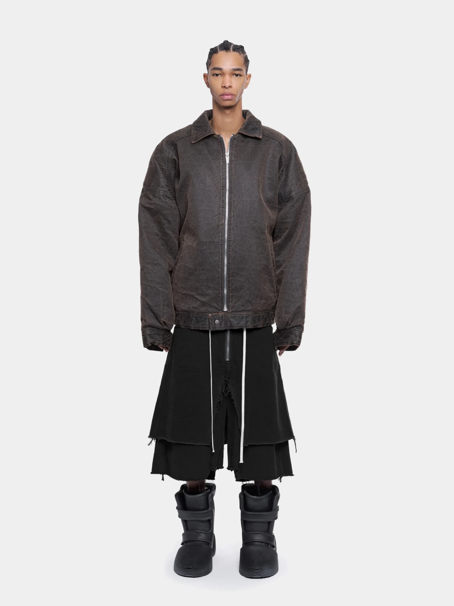 Шорты ARNODEFRANCE Skirt Shorts Washed Black