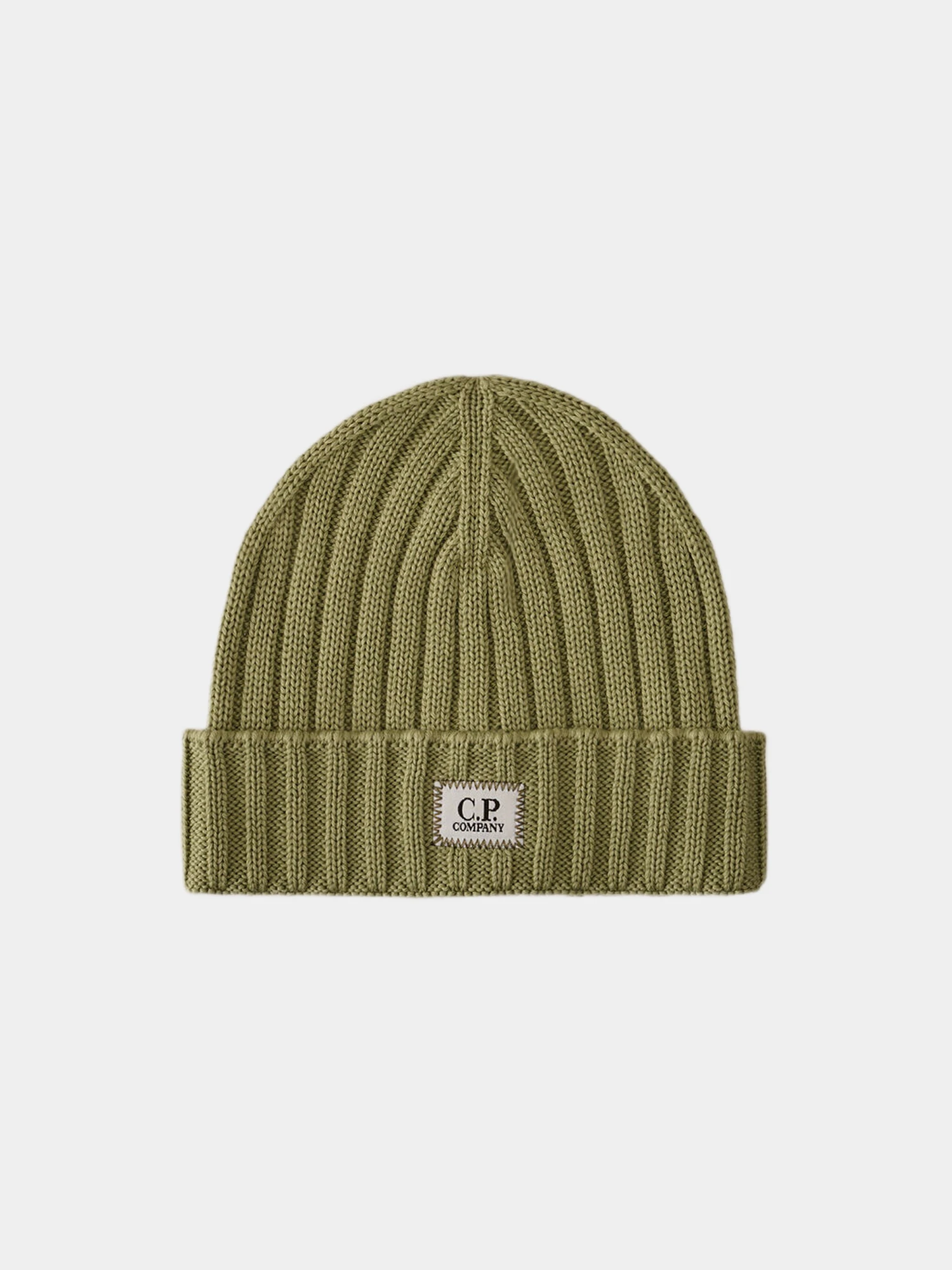 Шапка C.P. Company Extrafine Merino Wool Logo Tea