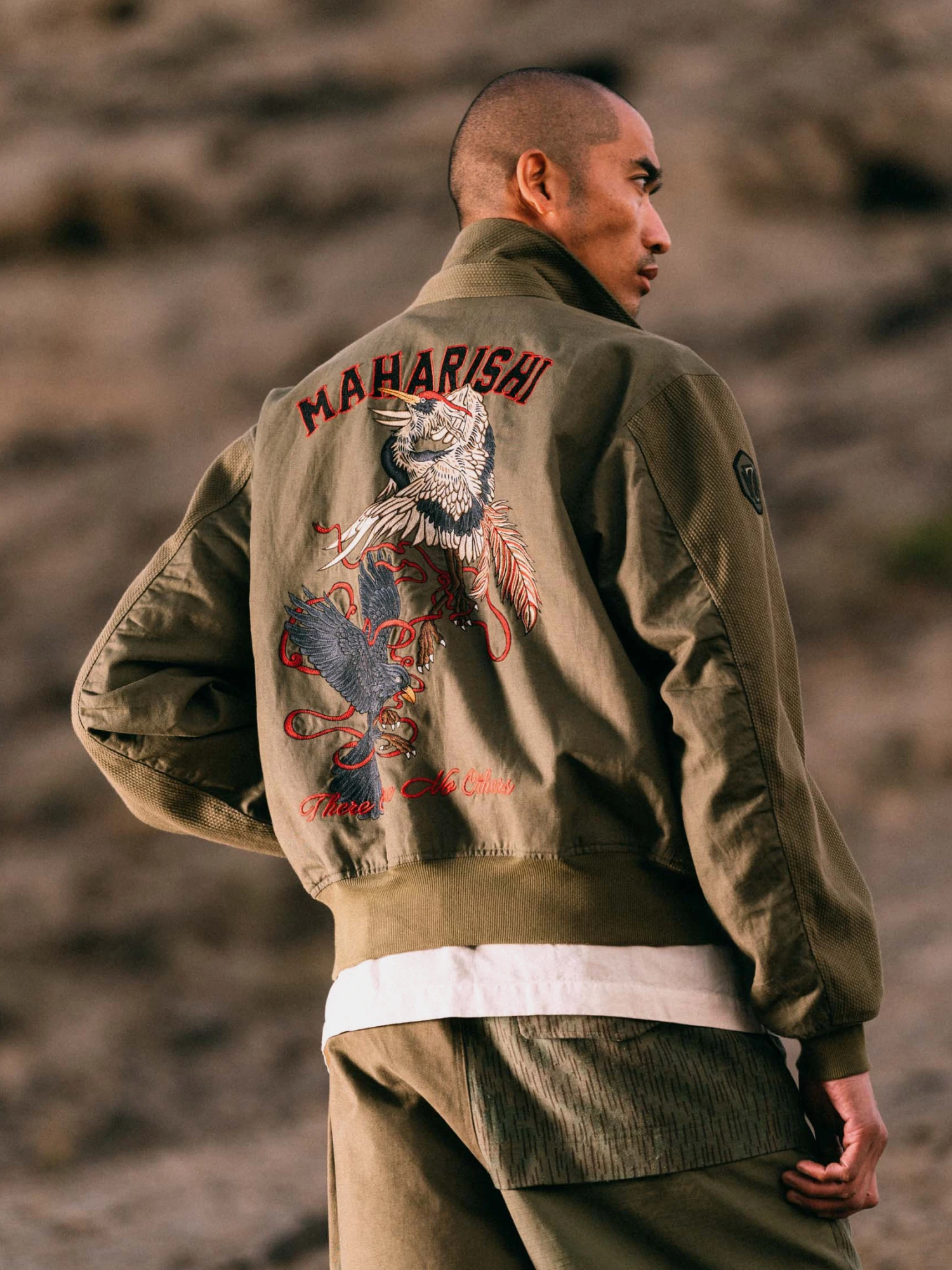 Бомбер MAHARISHI 6101 Crow & Heron M42 Flight Olive