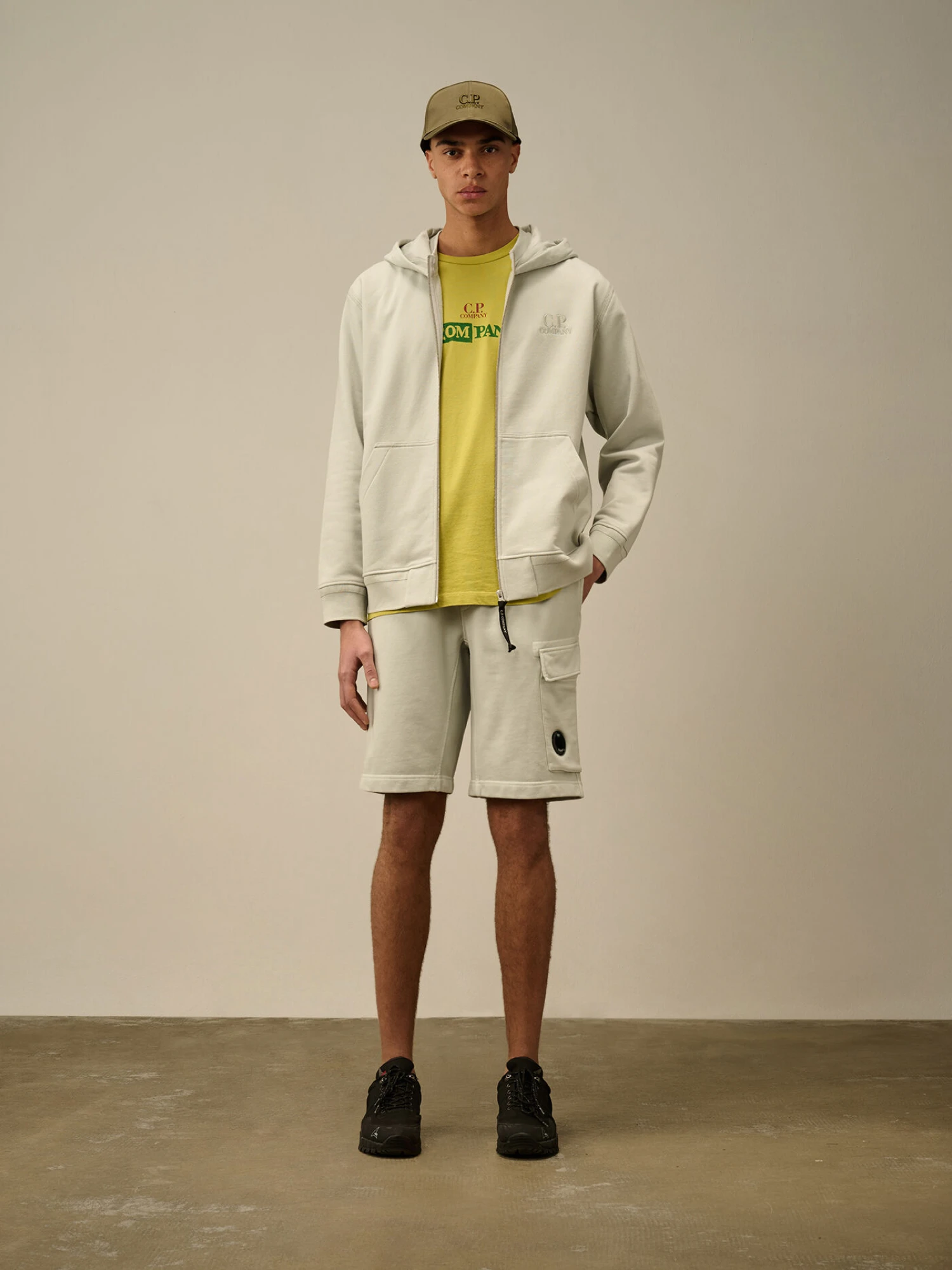 Футболка C.P. Company 24/1 Jersey Logo Cress Green